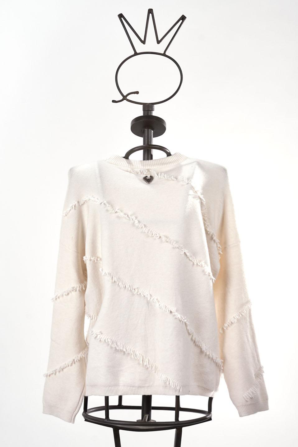 Save The Queen Maglia larga panna Vendita