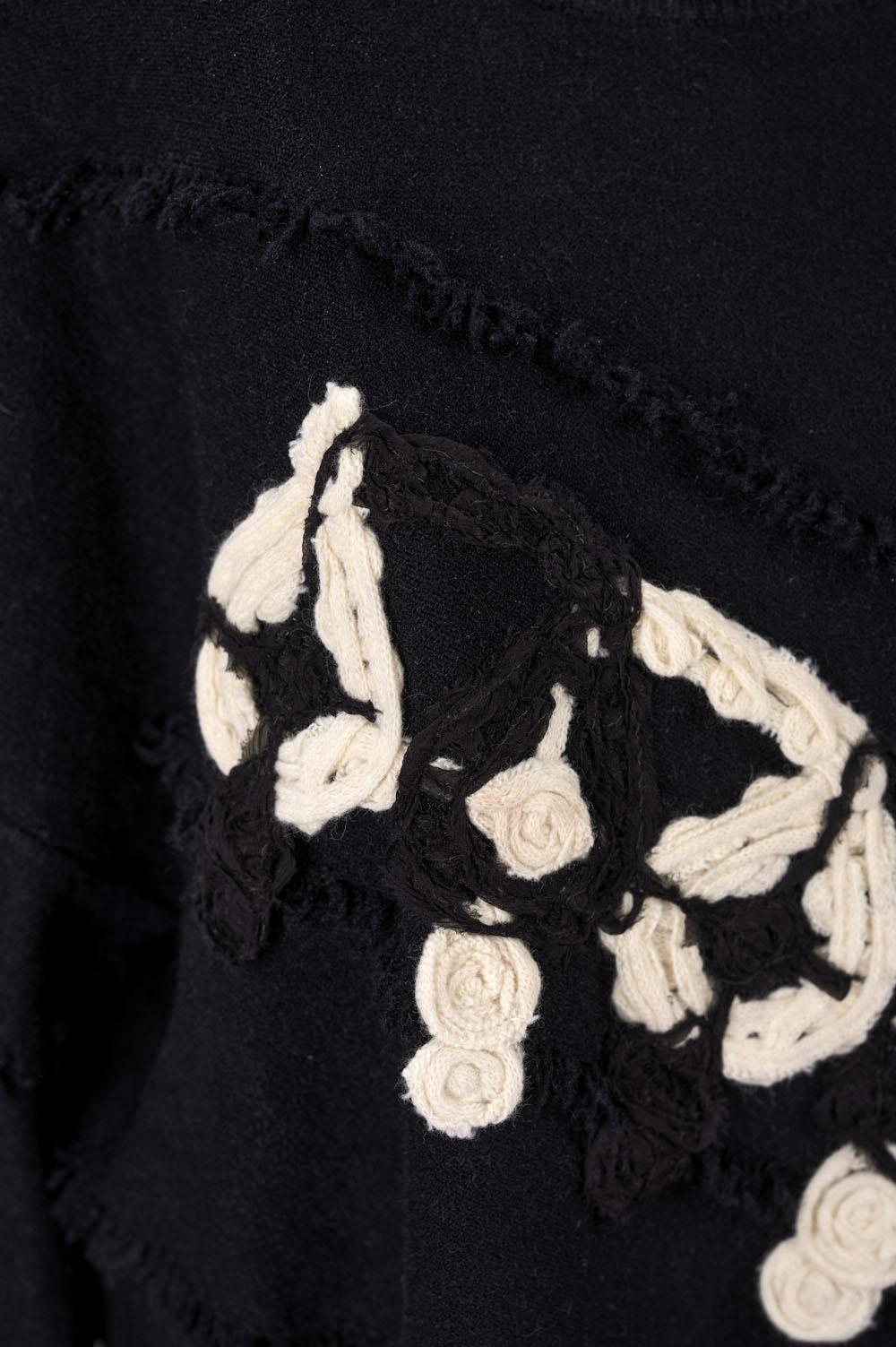 Save The Queen Maglia larga nera Pezzi Unici