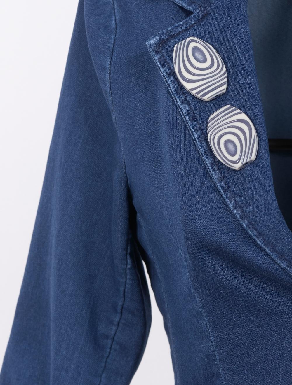 Save The Queen Giacca di jeans con applicazioni Hotsell