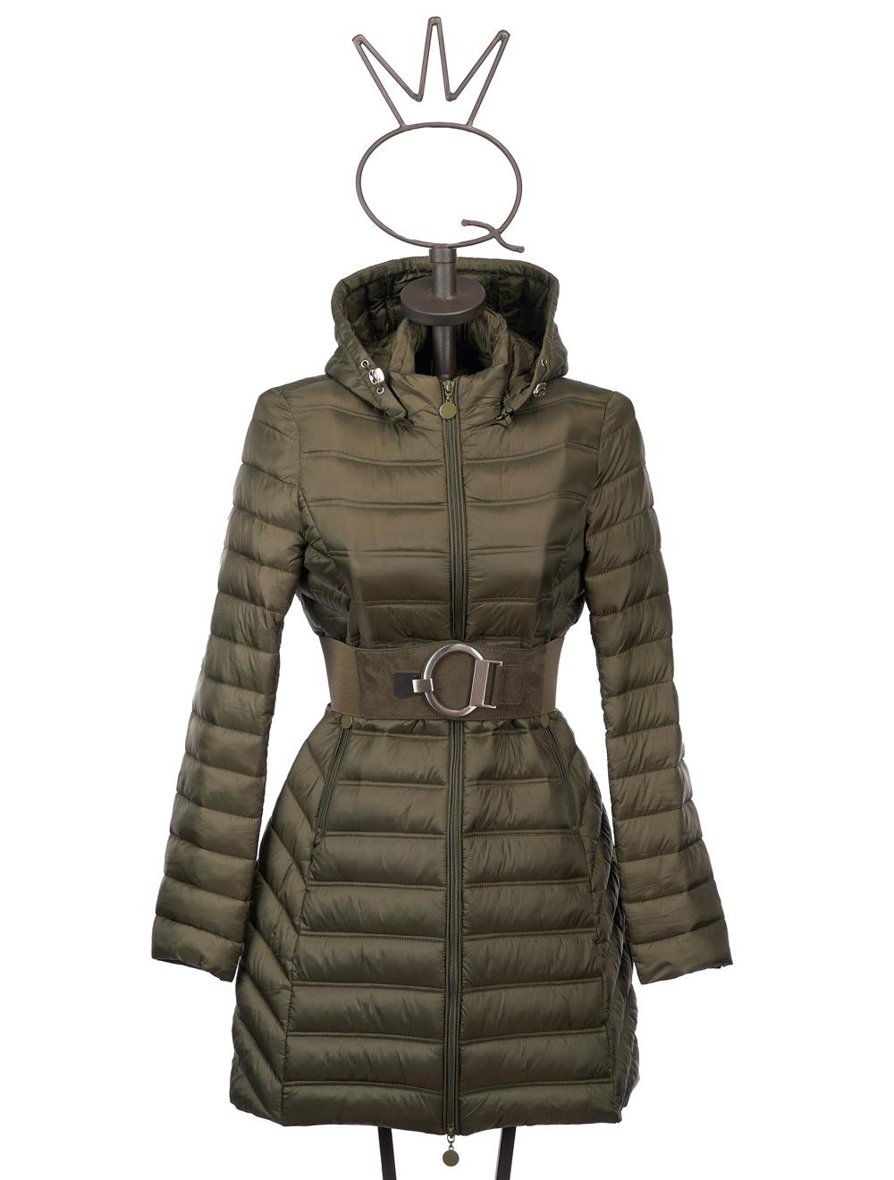 Save The Queen Piumino lungo color verde militare Pezzi Unici