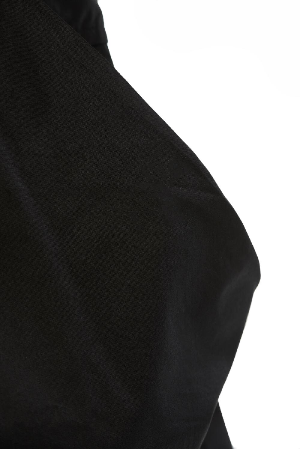 Save The Queen Vestito corto nero con decorazioni in metallo Sottocosto