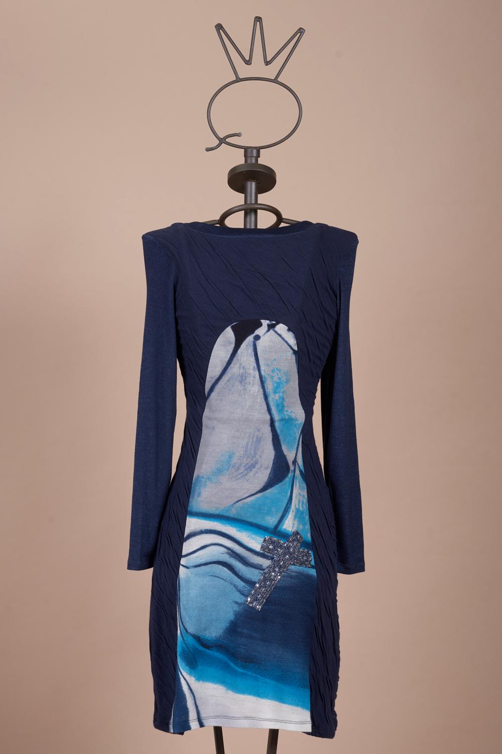 Save The Queen Vestito in lana stampato Outlet