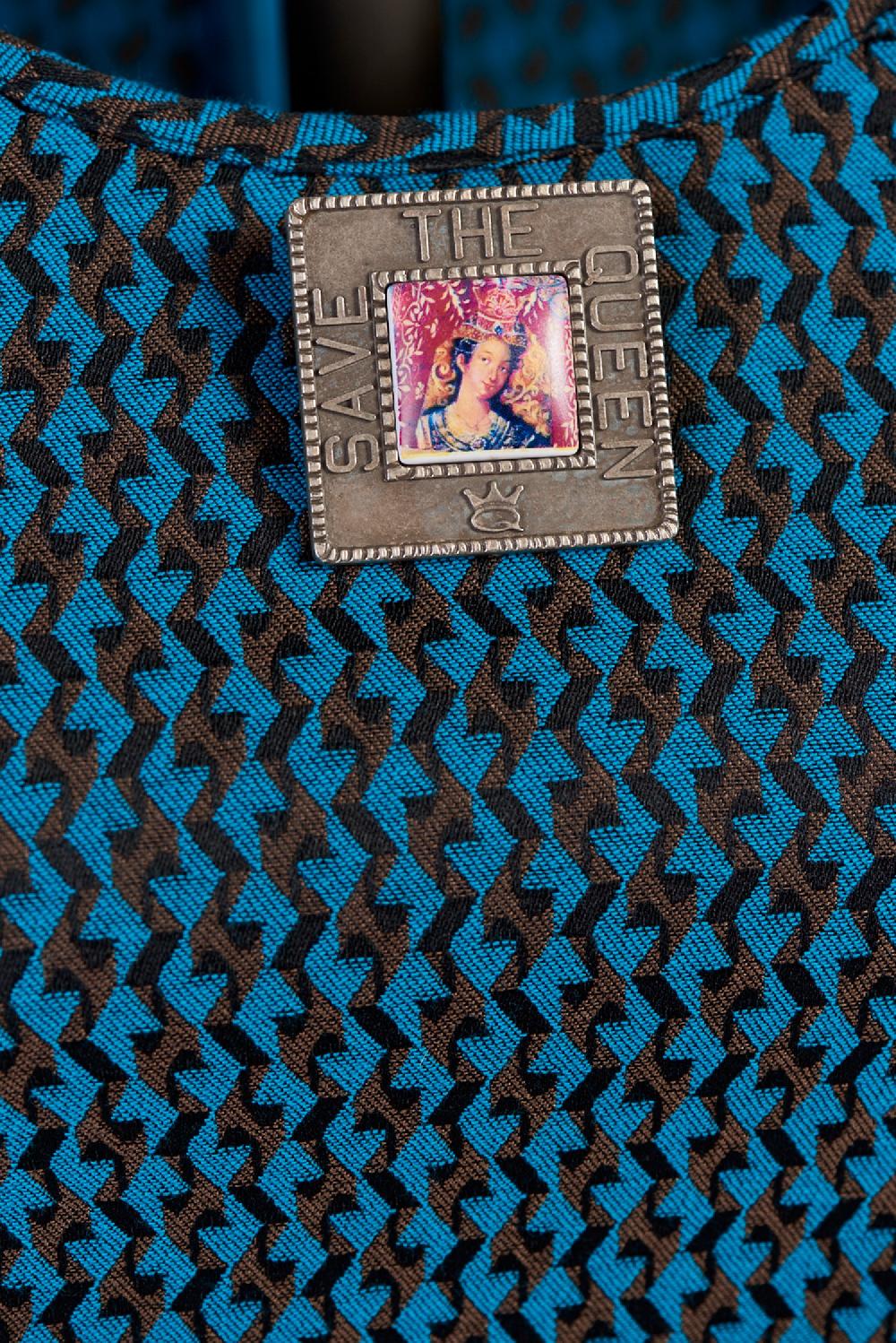 Save The Queen Tubino in tessuto jacquard Vendita Calda