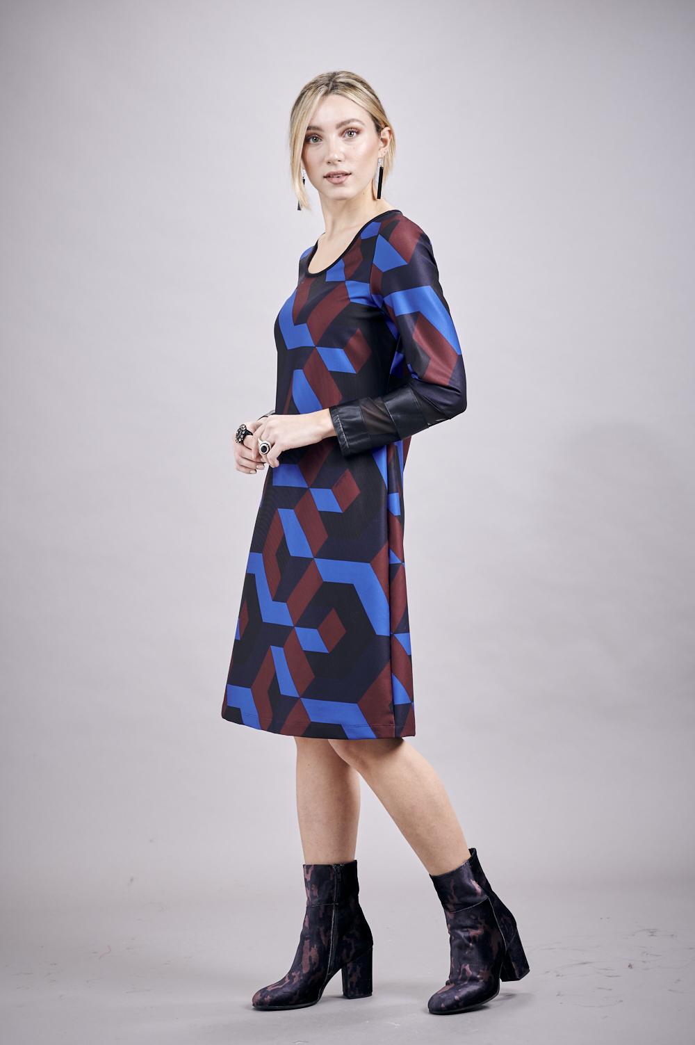 Save The Queen Vestito longuette con stampa “geometrica Negozio