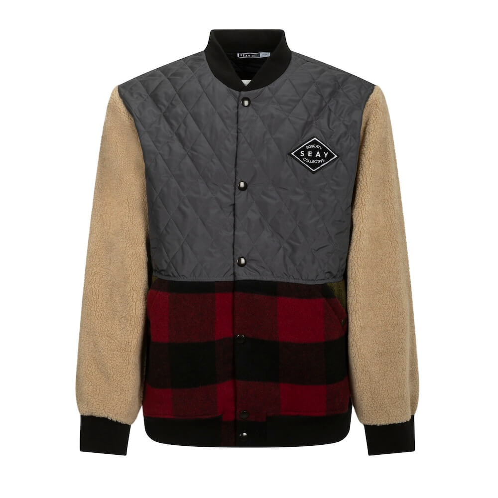 Seay / Giacca Varsity Patchwork Negozi Online