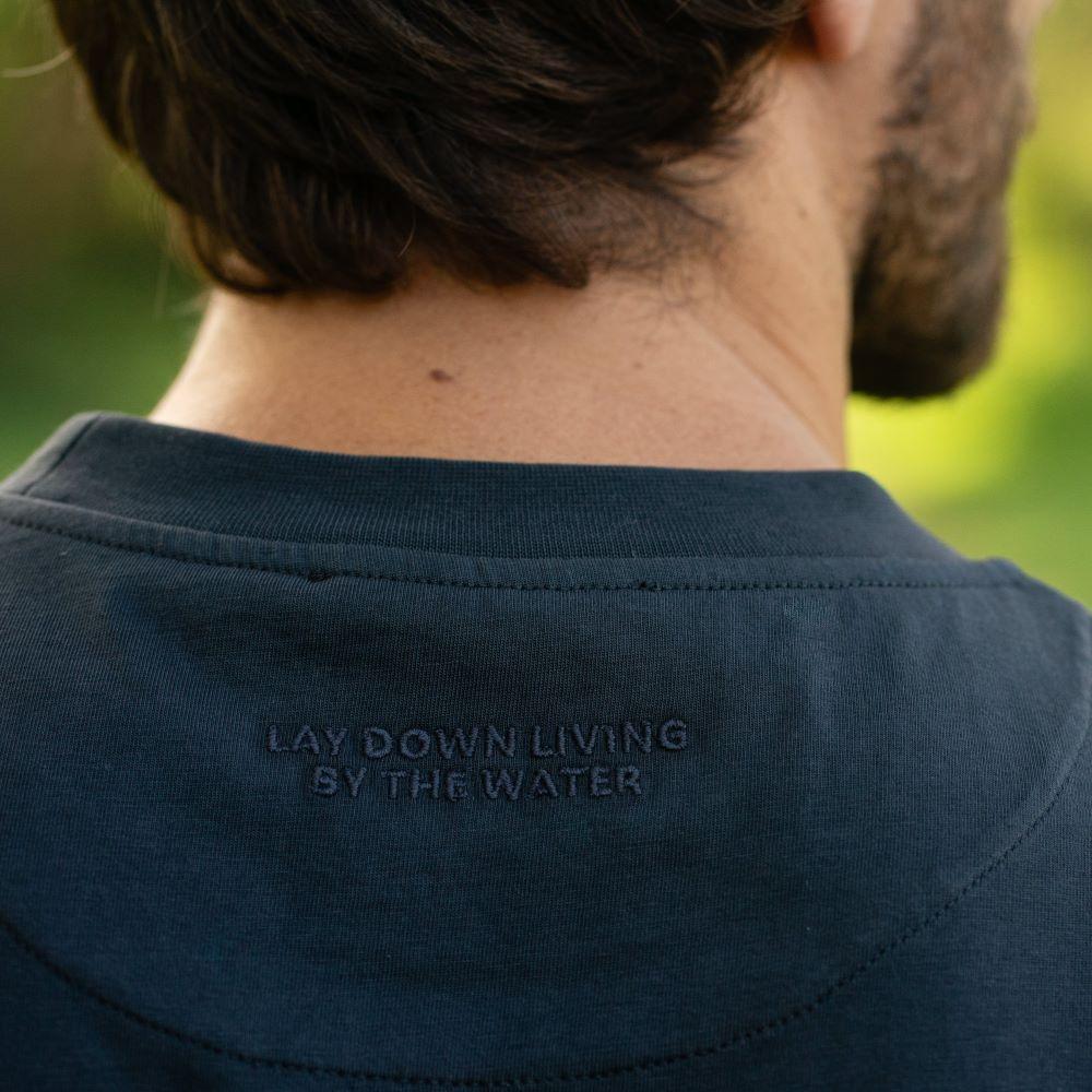 Seay / T-Shirt Nera Delavé Spedizione Gratuita