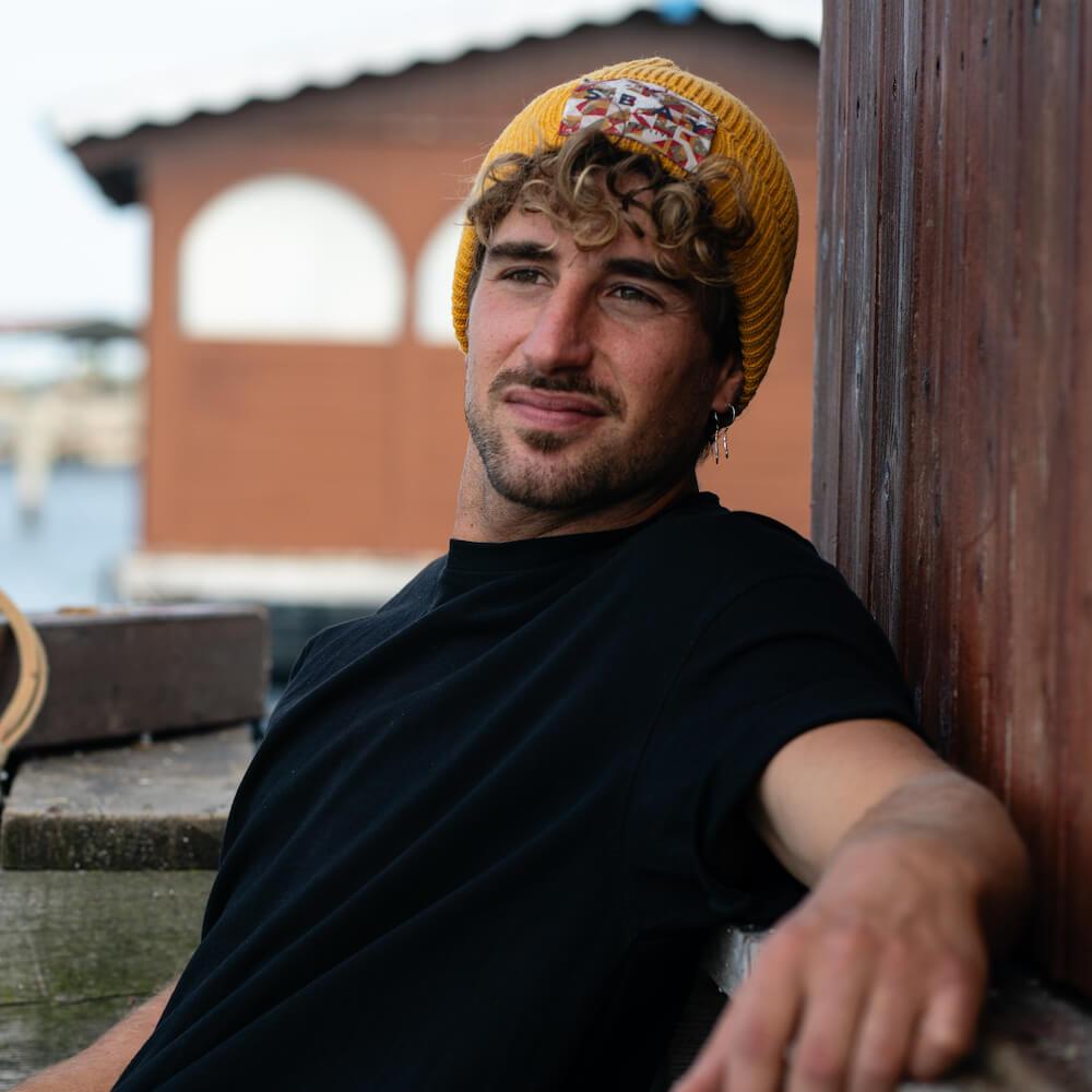 Seay / Cuffia Beanie Lana Ocra Qualità Garantita