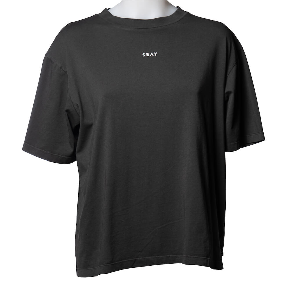 Seay / T-Shirt Loose Fit Nera Sconto