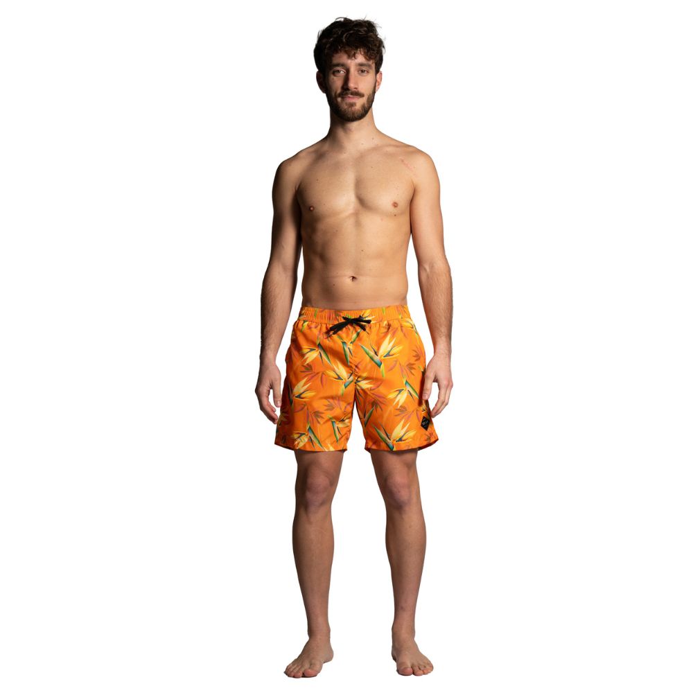 Seay / Costume da Bagno Medio Arancione Bird of Paradise Saldi
