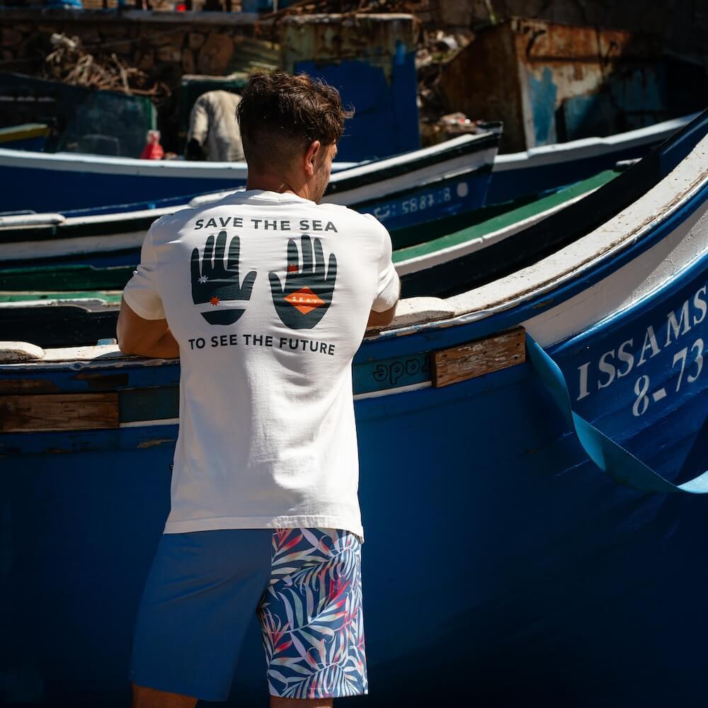 Seay / Boardshort Blu Bamboo Italy