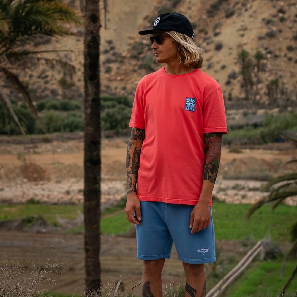 Seay / Pantalone in Felpa Corto Blu Bamboo Fino Al -60%