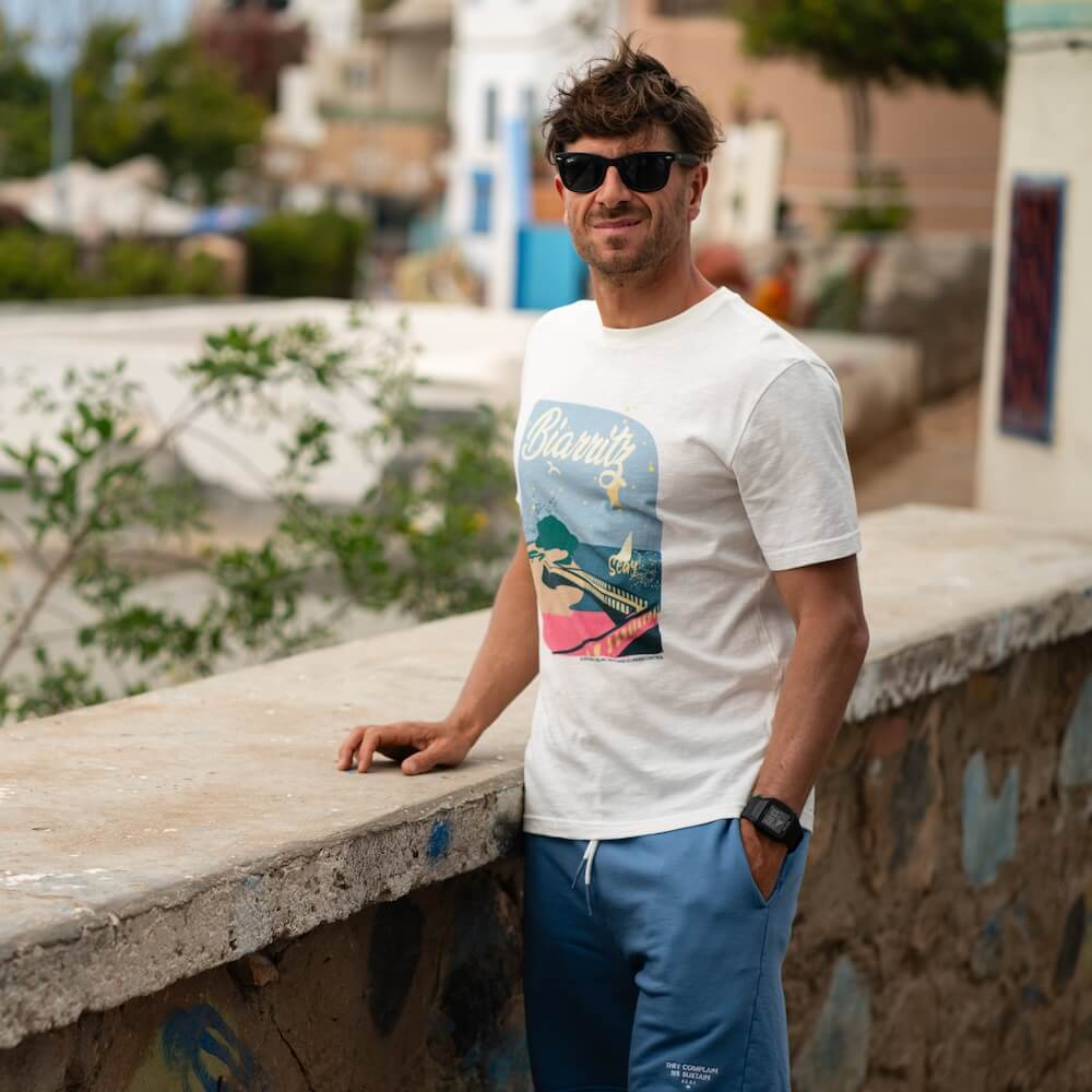 Seay / Pantalone in Felpa Corto Blu Bamboo Fino Al -60%