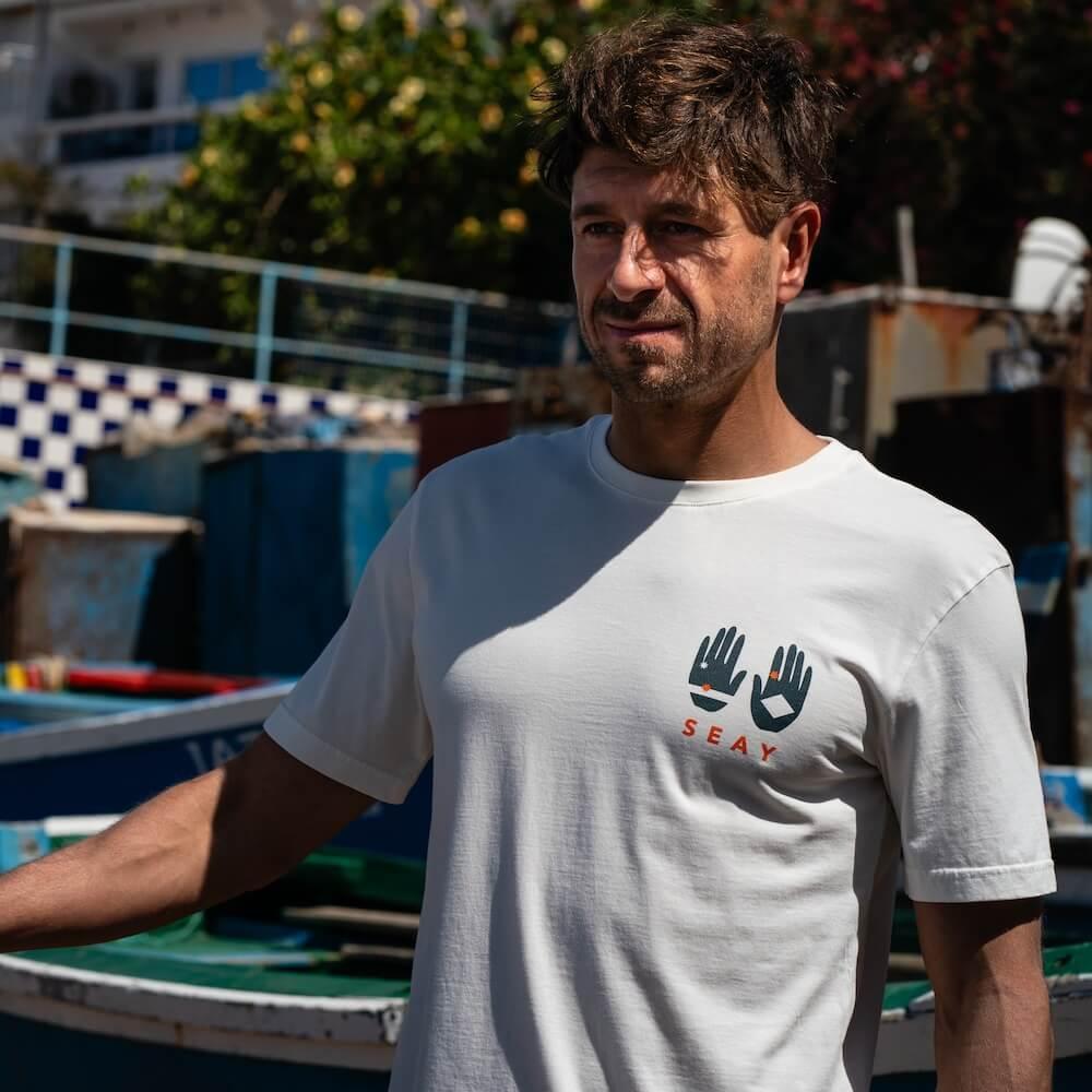 Seay / T-Shirt Bianca Save the Sea Convenienza