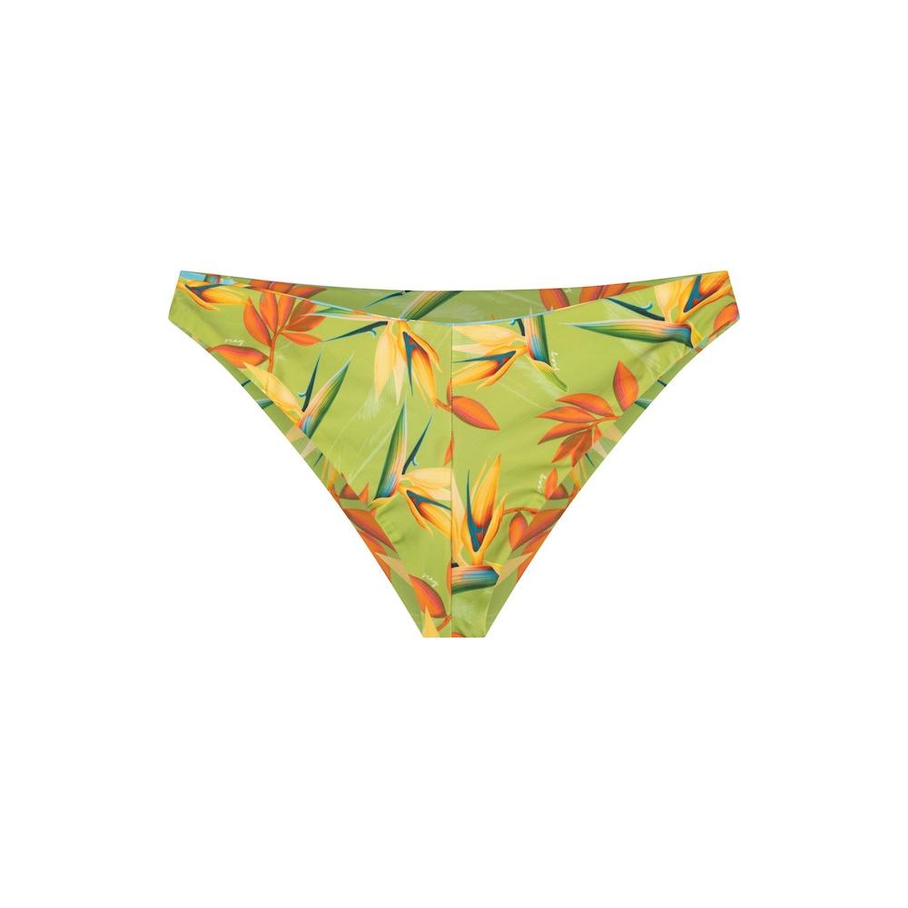 Seay / Slip Bikini Reversibile Azzurro Verde Bird of Paradise Super sconto