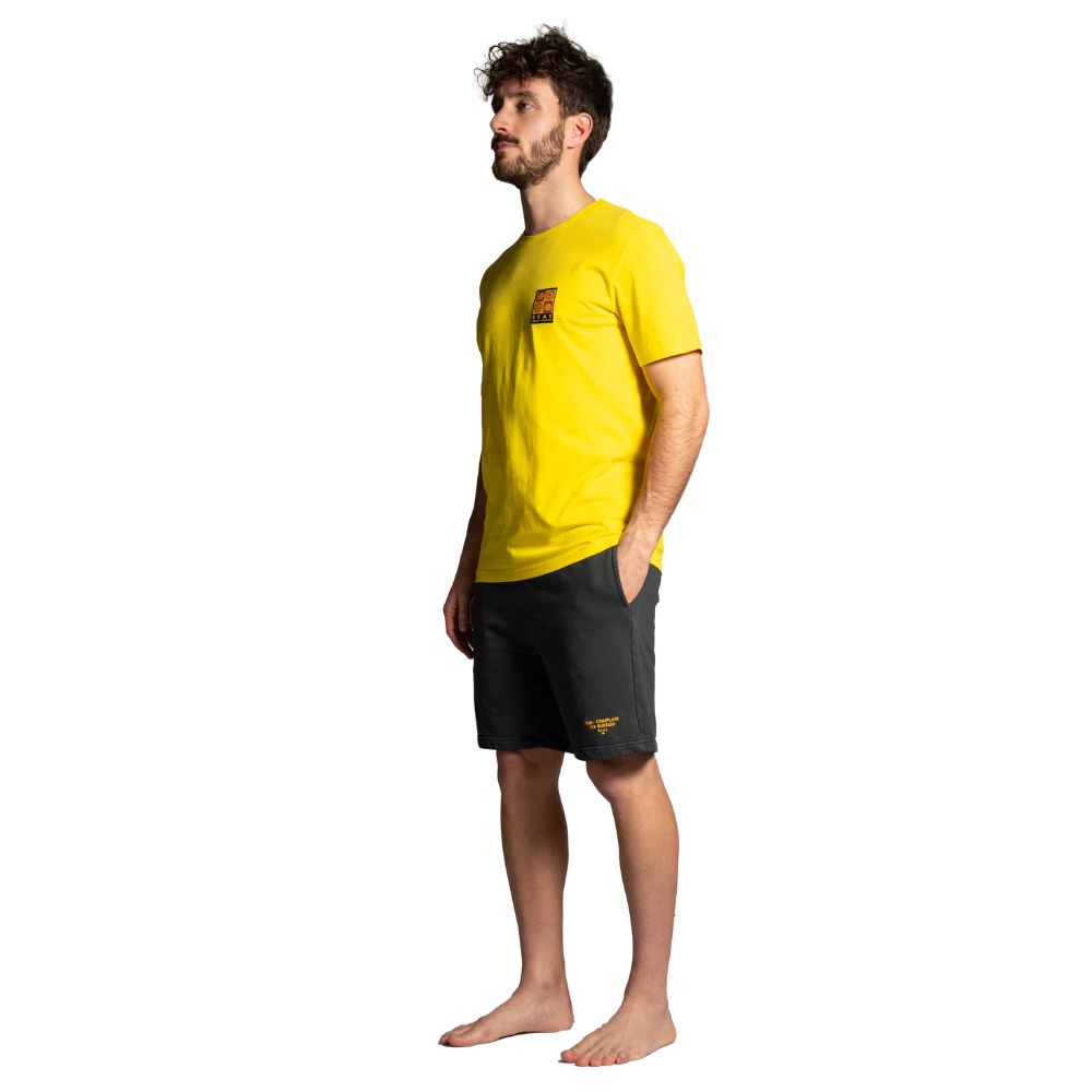 Seay / T-Shirt Gialla Symbols In Linea