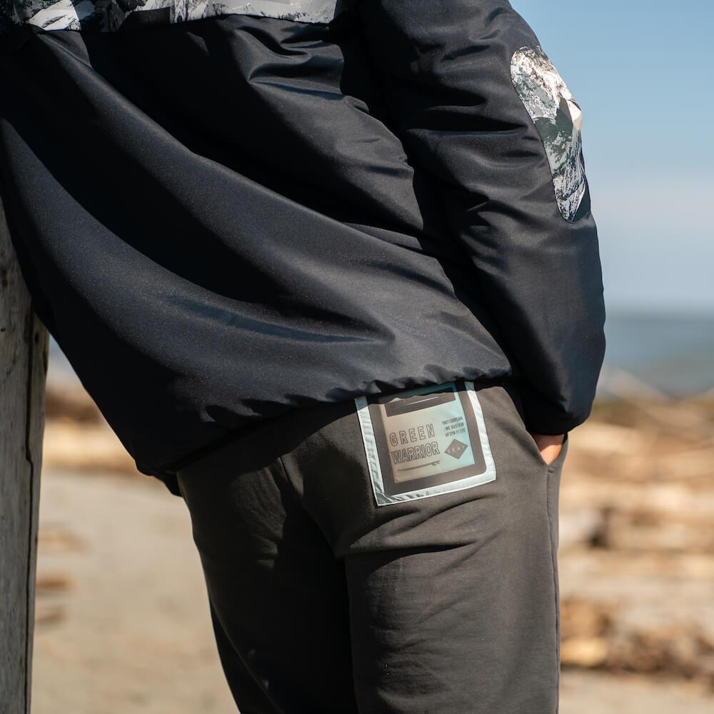 Seay / Pantalone Lungo in Felpa Nero Reyes Convenienza