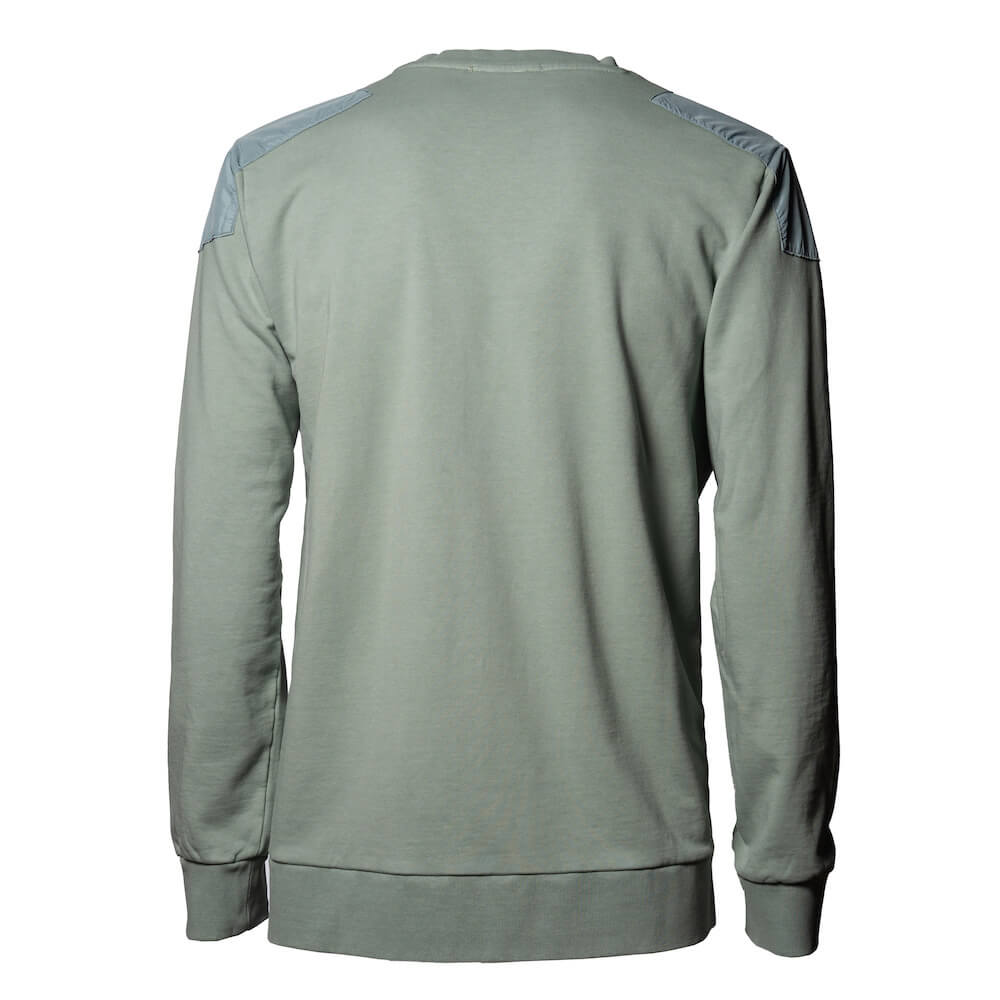 Seay / Felpa Girocollo Verde Huntington Presa
