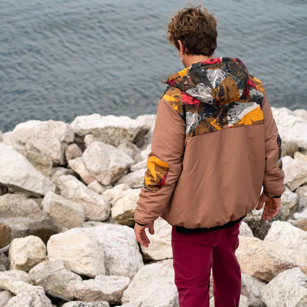 Seay / Giacca Imbottita Marrone Snapper Saldi