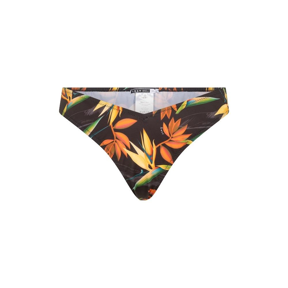 Seay / Slip Bikini Brasiliano Nero Bird of Paradise In Saldo
