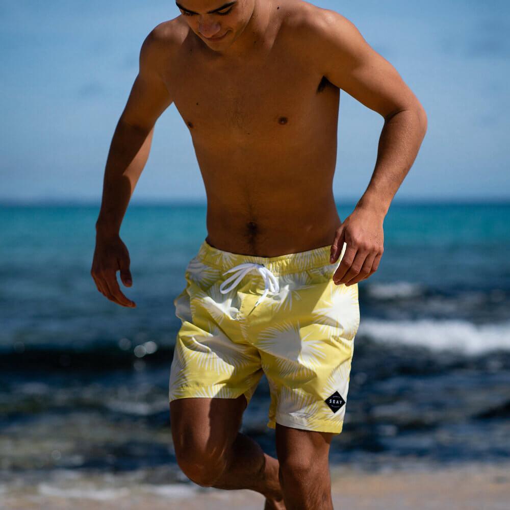Seay / Swim Boxer Medio Giallo Soffioni Economico