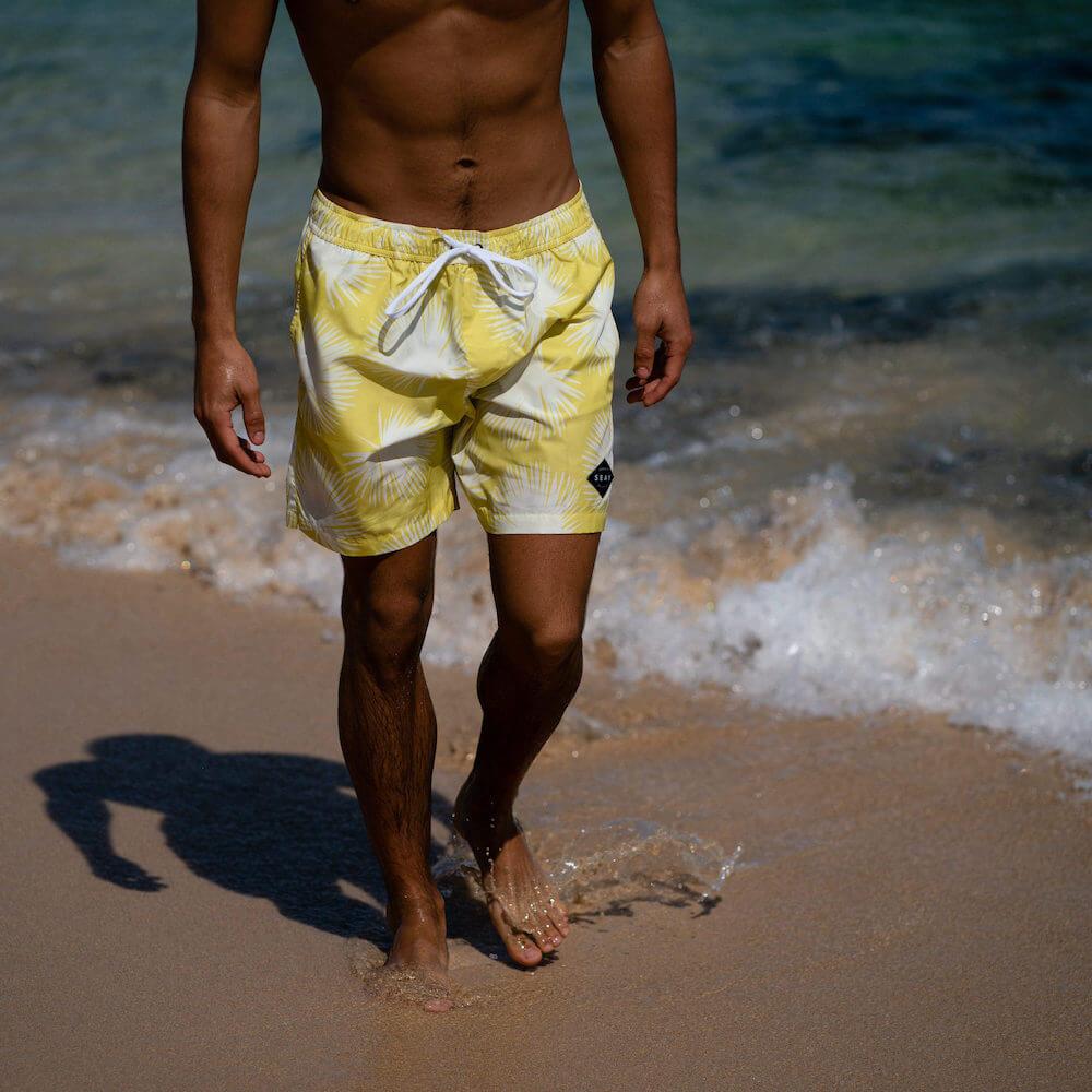 Seay / Swim Boxer Medio Giallo Soffioni Economico