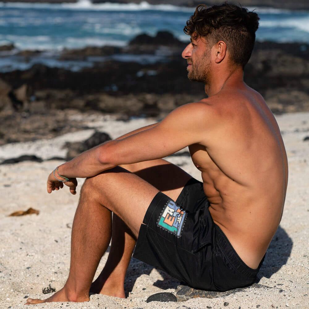 Seay / Swim Boxer Medio Nero Akaup Hotsell