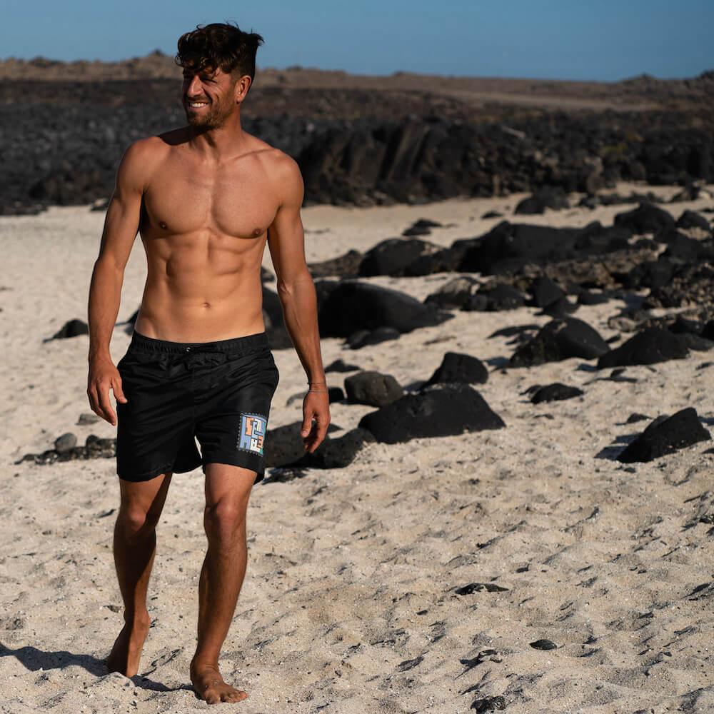 Seay / Swim Boxer Medio Nero Akaup Hotsell