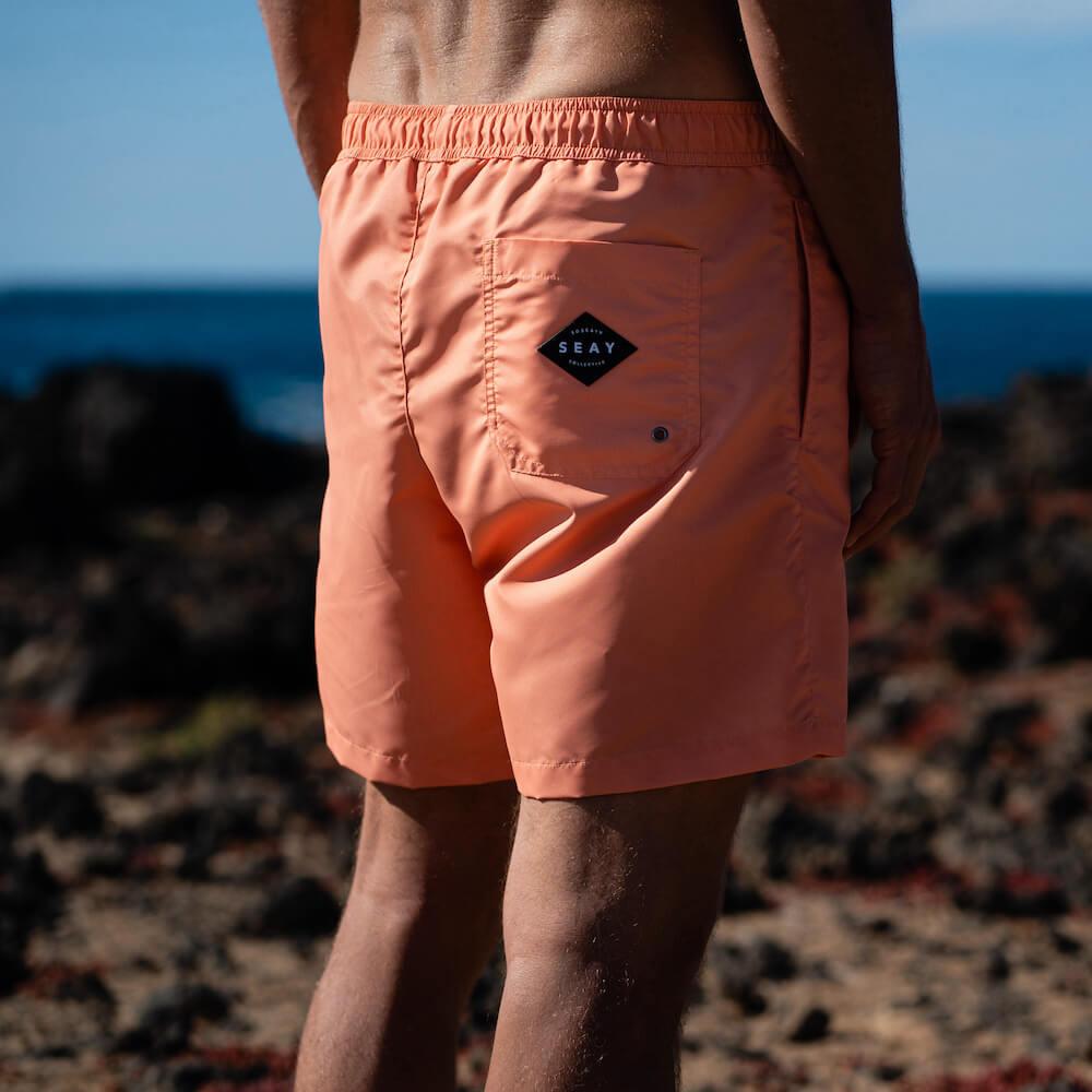 Seay / Swim Boxer Medio Arancio Akaup Vendita Calda