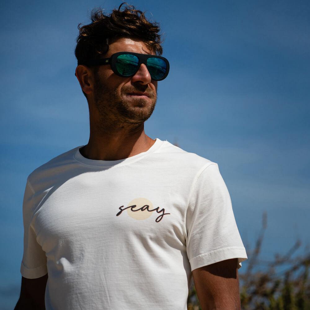 Seay / T-Shirt Bianco Naturale Kaleo In Saldo