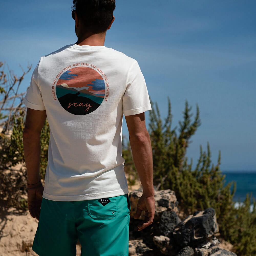 Seay / T-Shirt Bianco Naturale Kaleo In Saldo
