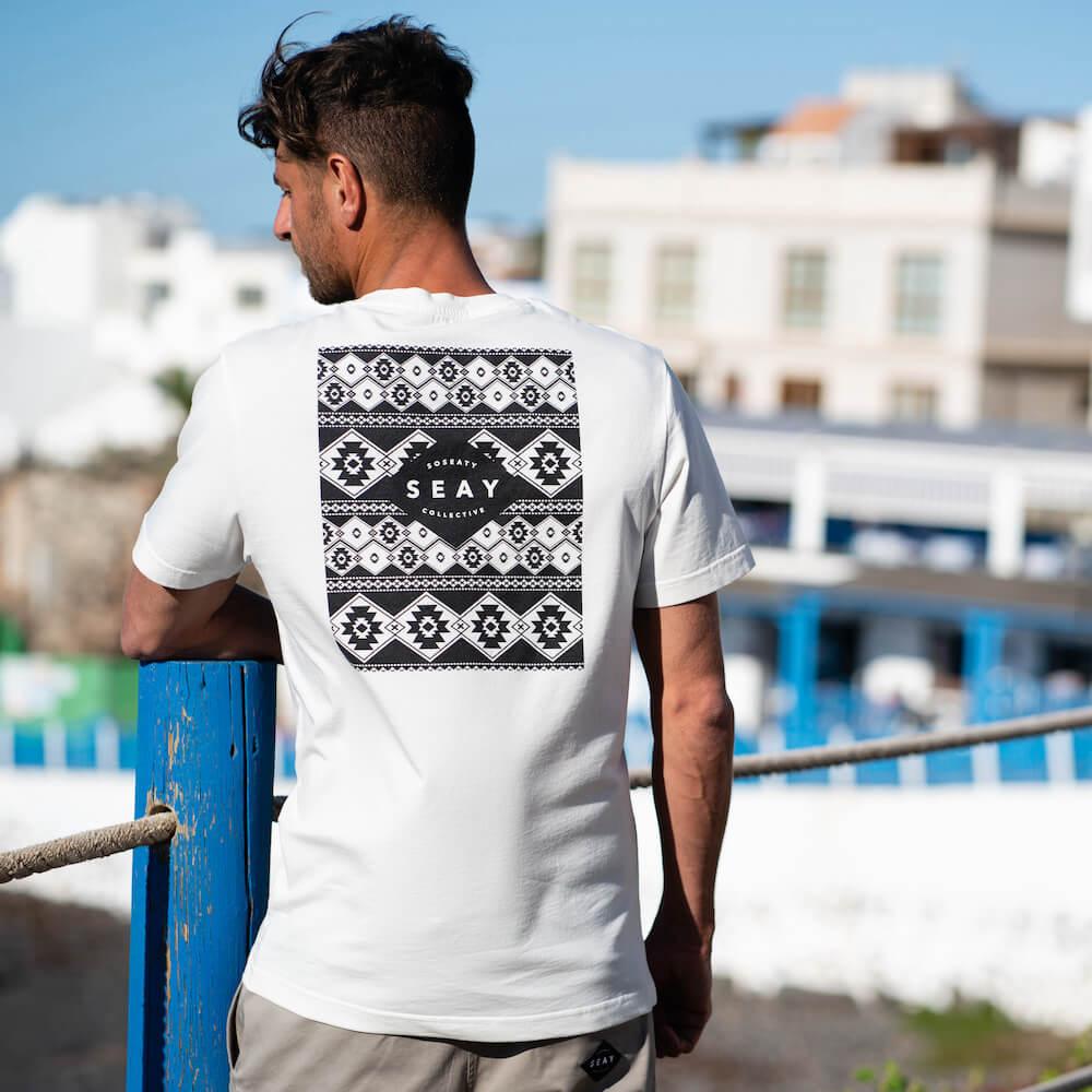 Seay / T-Shirt Bianco Naturale Kaleo Unisex Italia