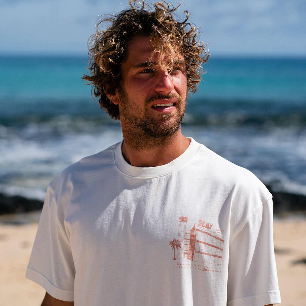 Seay / T-Shirt Bianco Naturale Ikaika Nuovo
