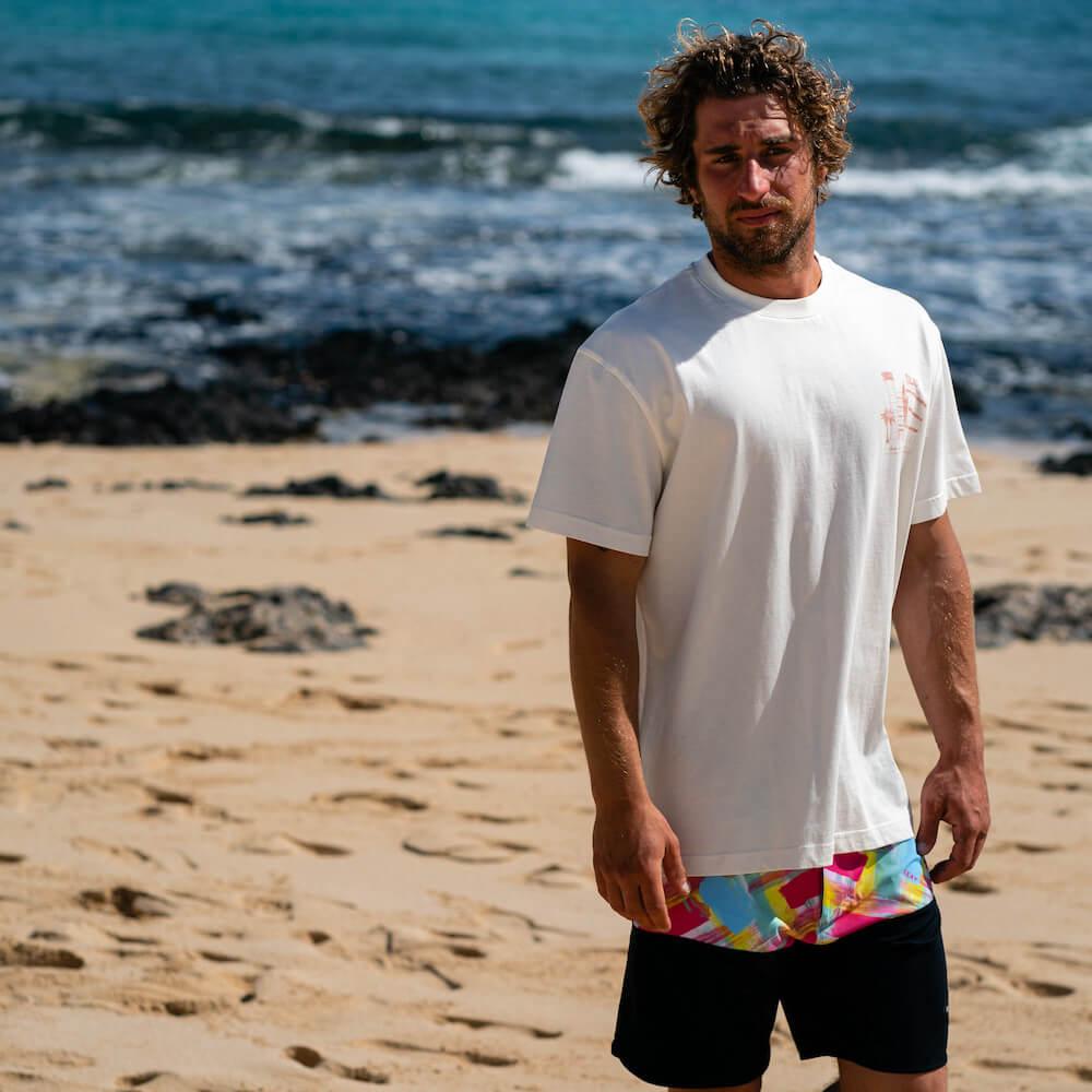 Seay / T-Shirt Bianco Naturale Ikaika Nuovo