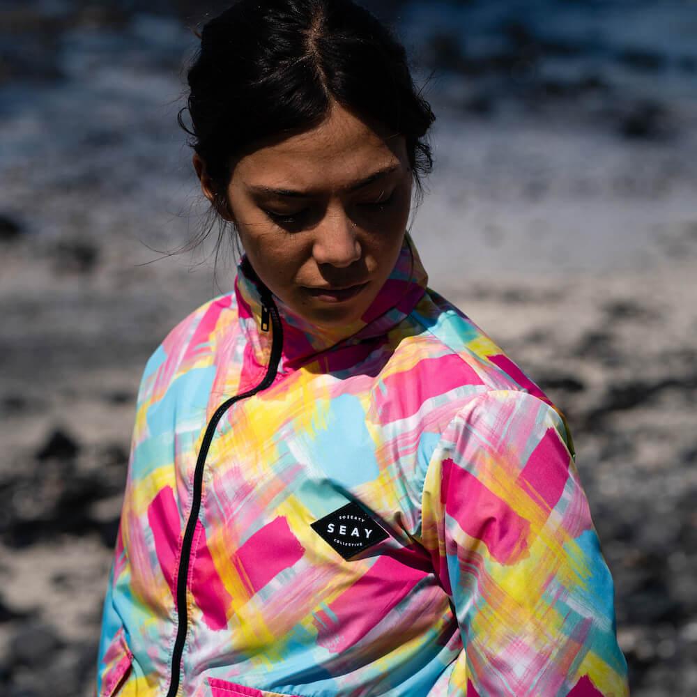 Seay / Windbreaker Fucsia Blu Bali Fino Al -60%