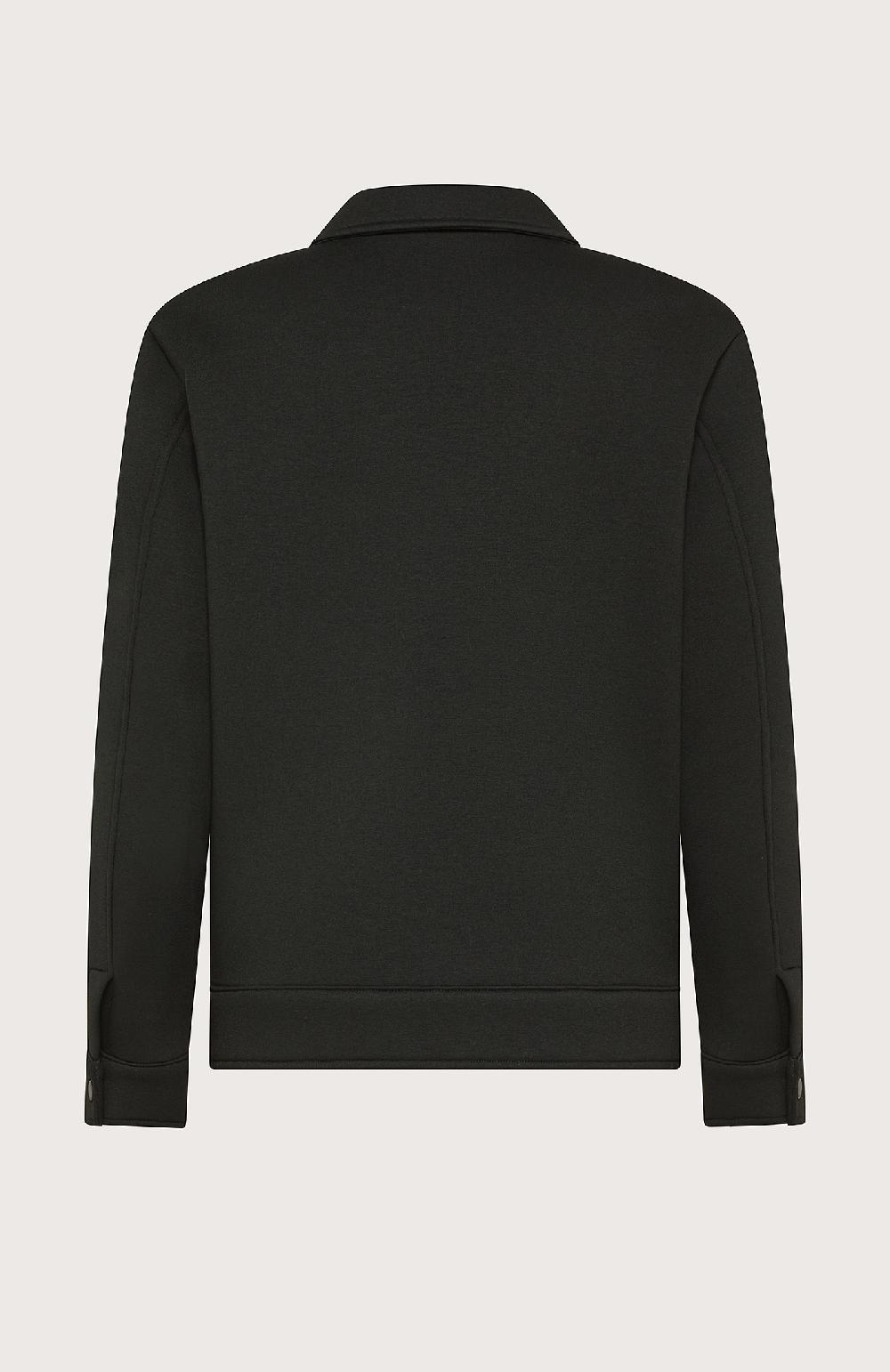 Seventy Giaccca camicia in neoprene con bottoncini automatici - Col. Nero Vendita Calda