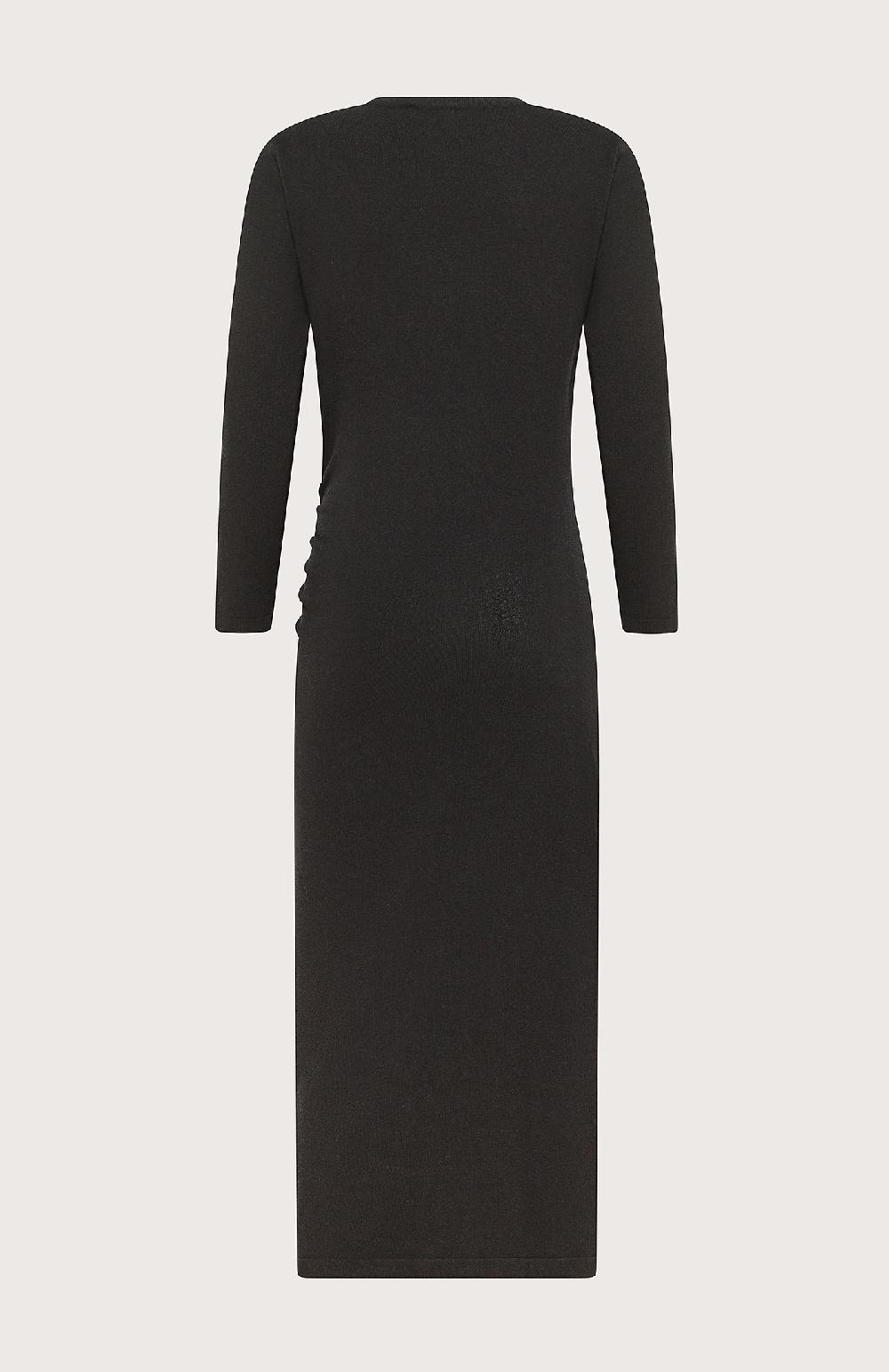 Seventy Abito lungo aderente in viscosa stretch - Col. Nero 2025