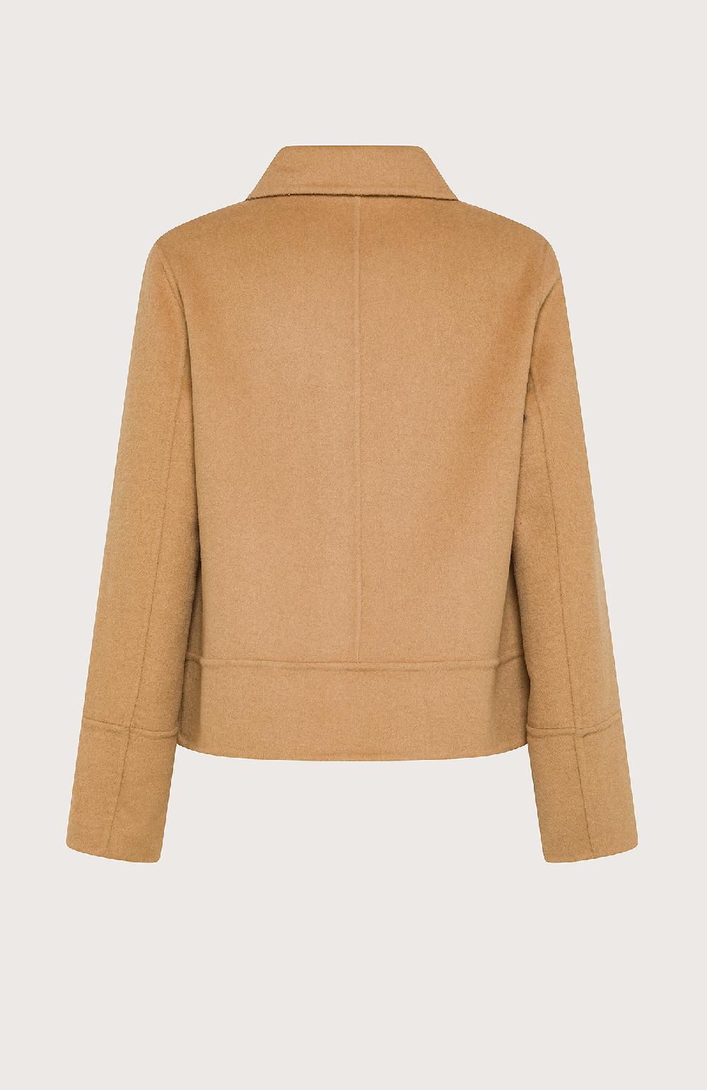 Seventy Cappotto corto monopetto in panno double - Col. Neutro Nuovo