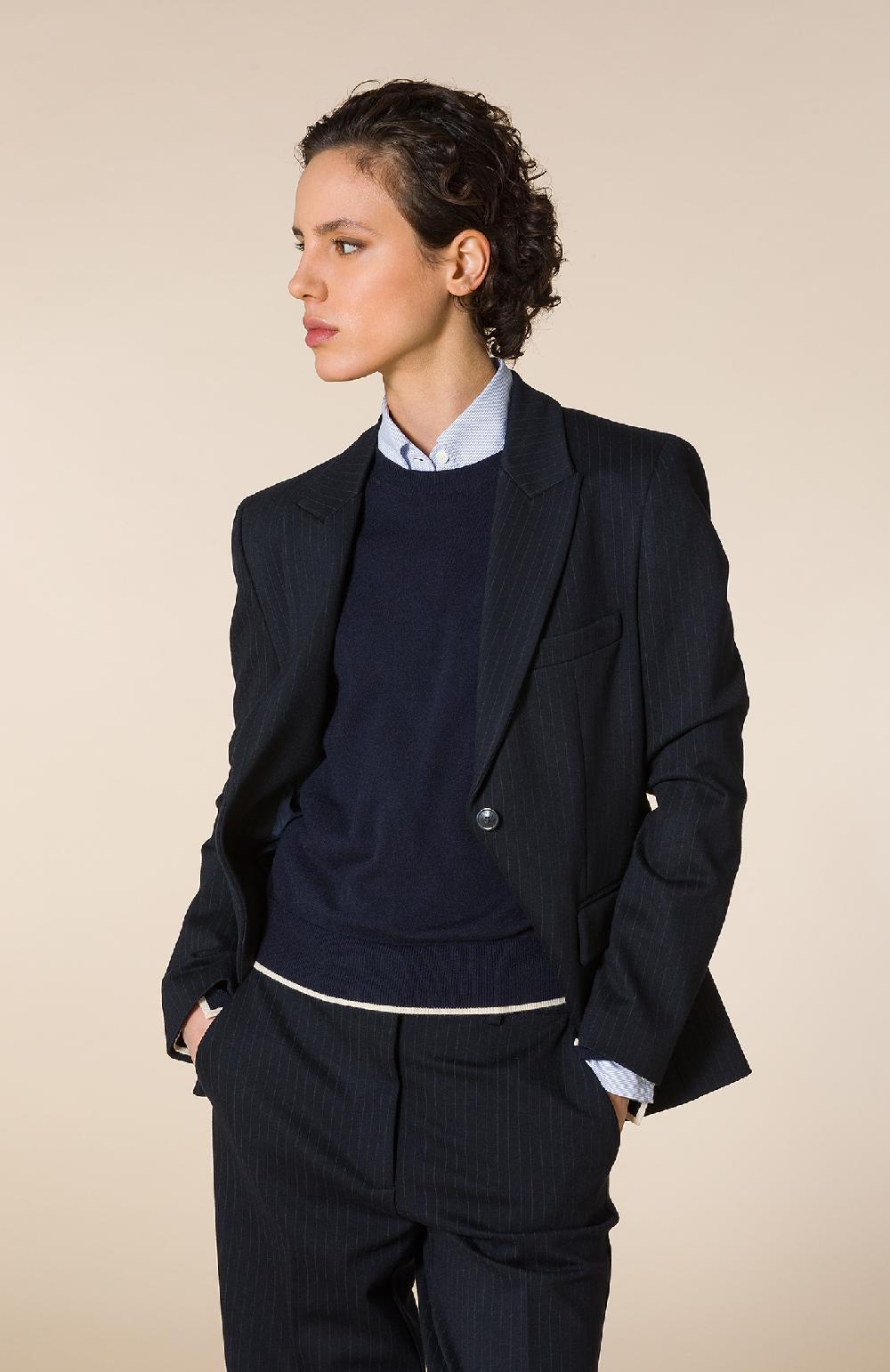 Seventy Camicia taglio corto a righe - Col. Blu Promozione