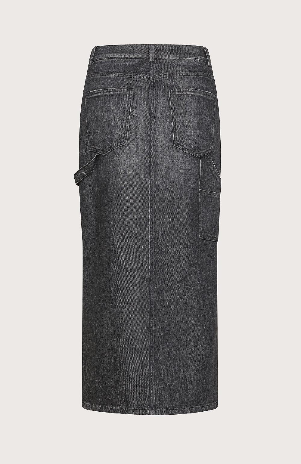Seventy Gonna lunga in denim washed - Col. Grigio Qualità Garantita