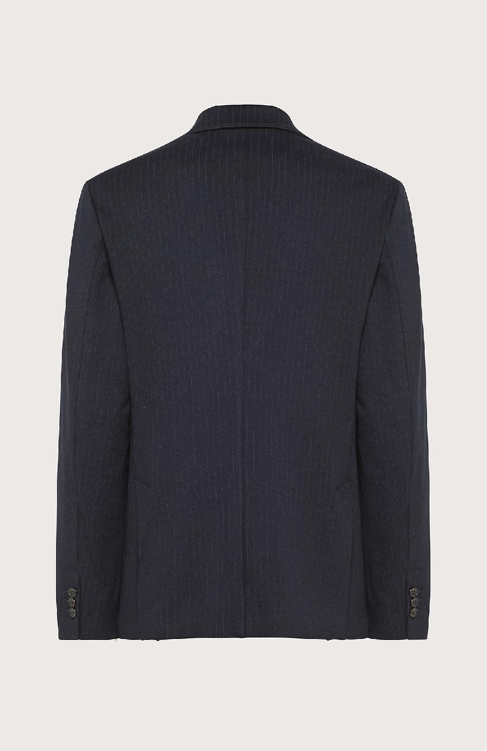 Seventy Giacca decostruita monopetto regualar fit in punto stoffa gessato - Col. Blu Fino Al -60%