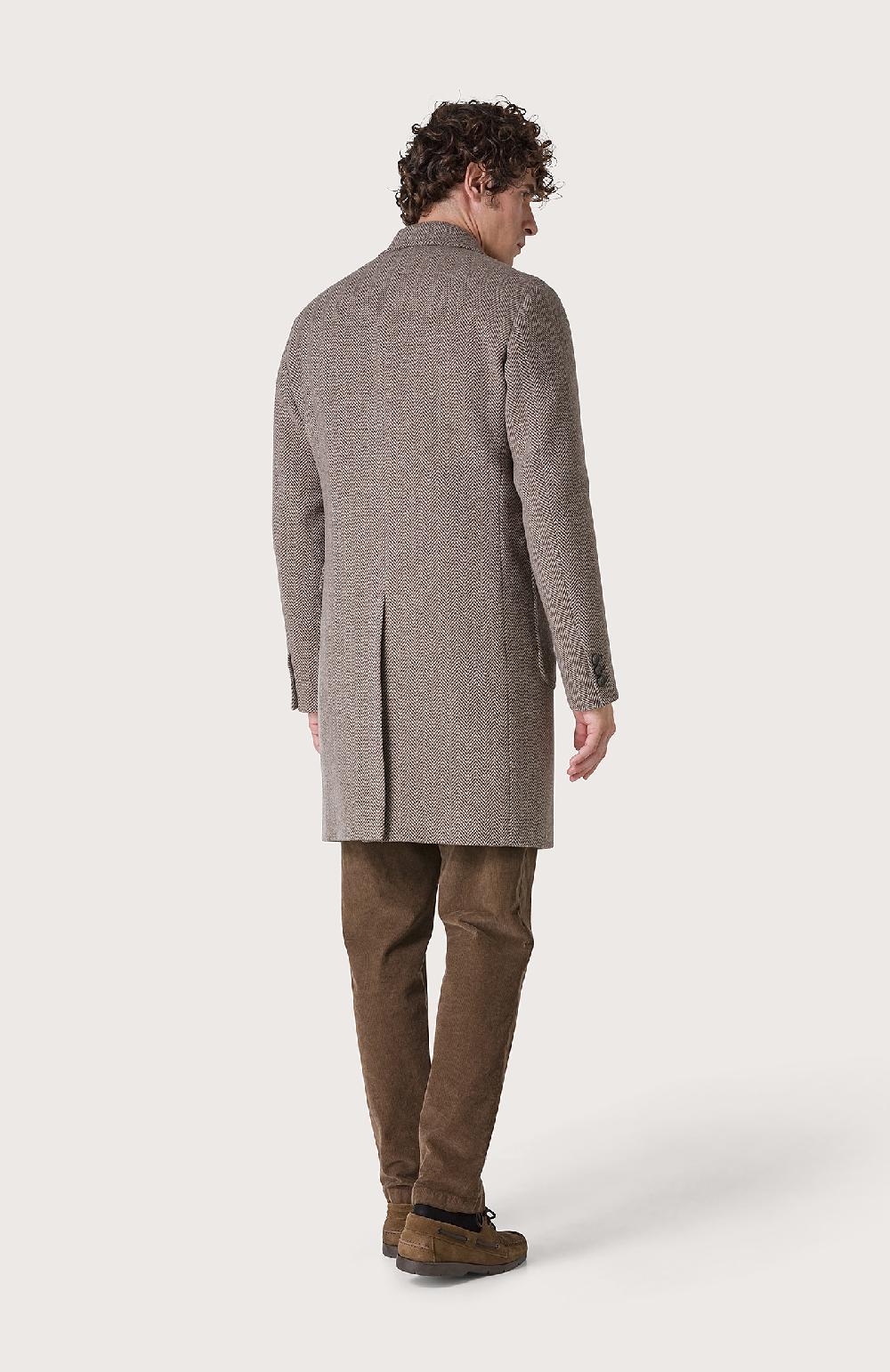 Seventy Cappotto doppiopetto con resca - Col. Marrone In Saldo