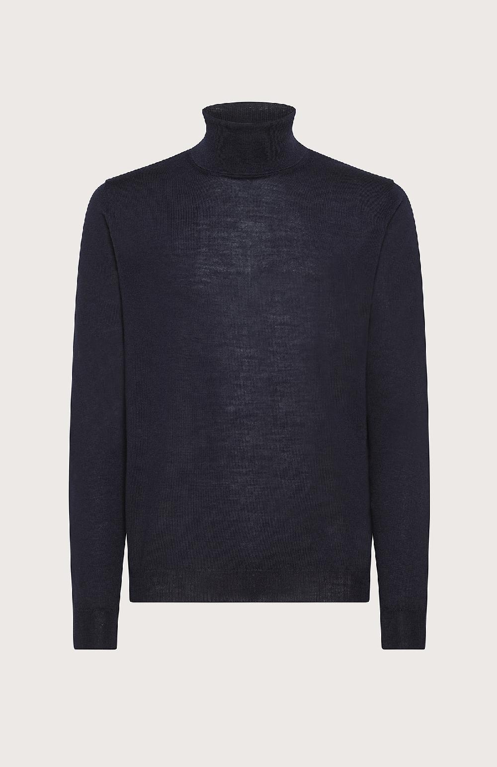 Seventy maglia dolcevita in rasato - Col. Blu Vendita Economica