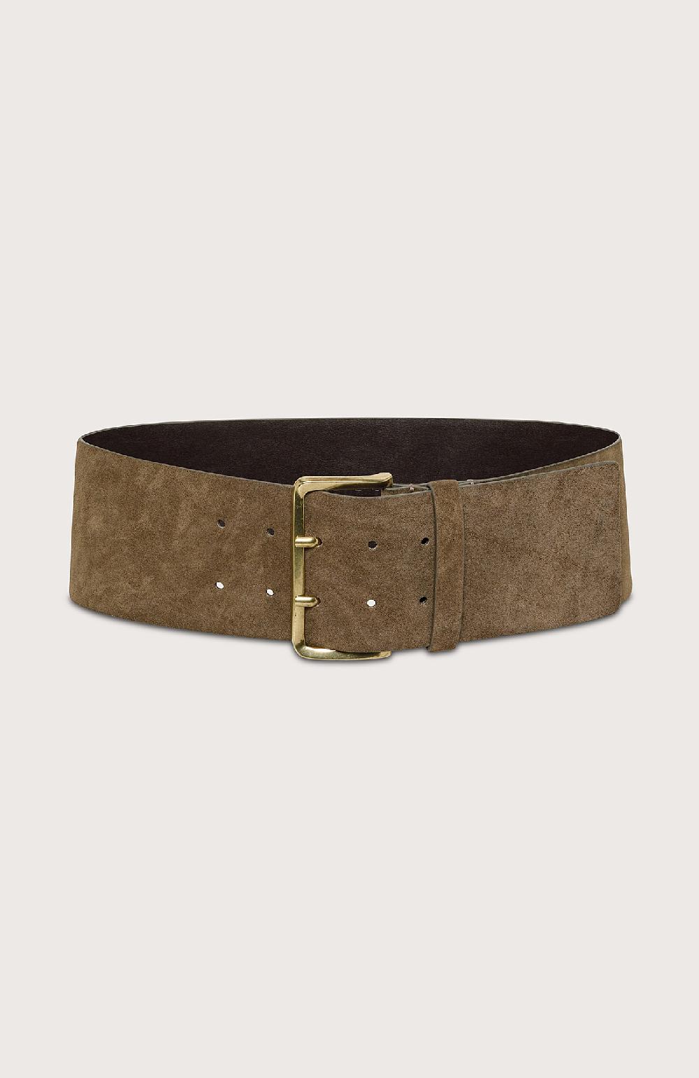 Seventy Cintura alta in suede - Col. Neutro Vendite Flash