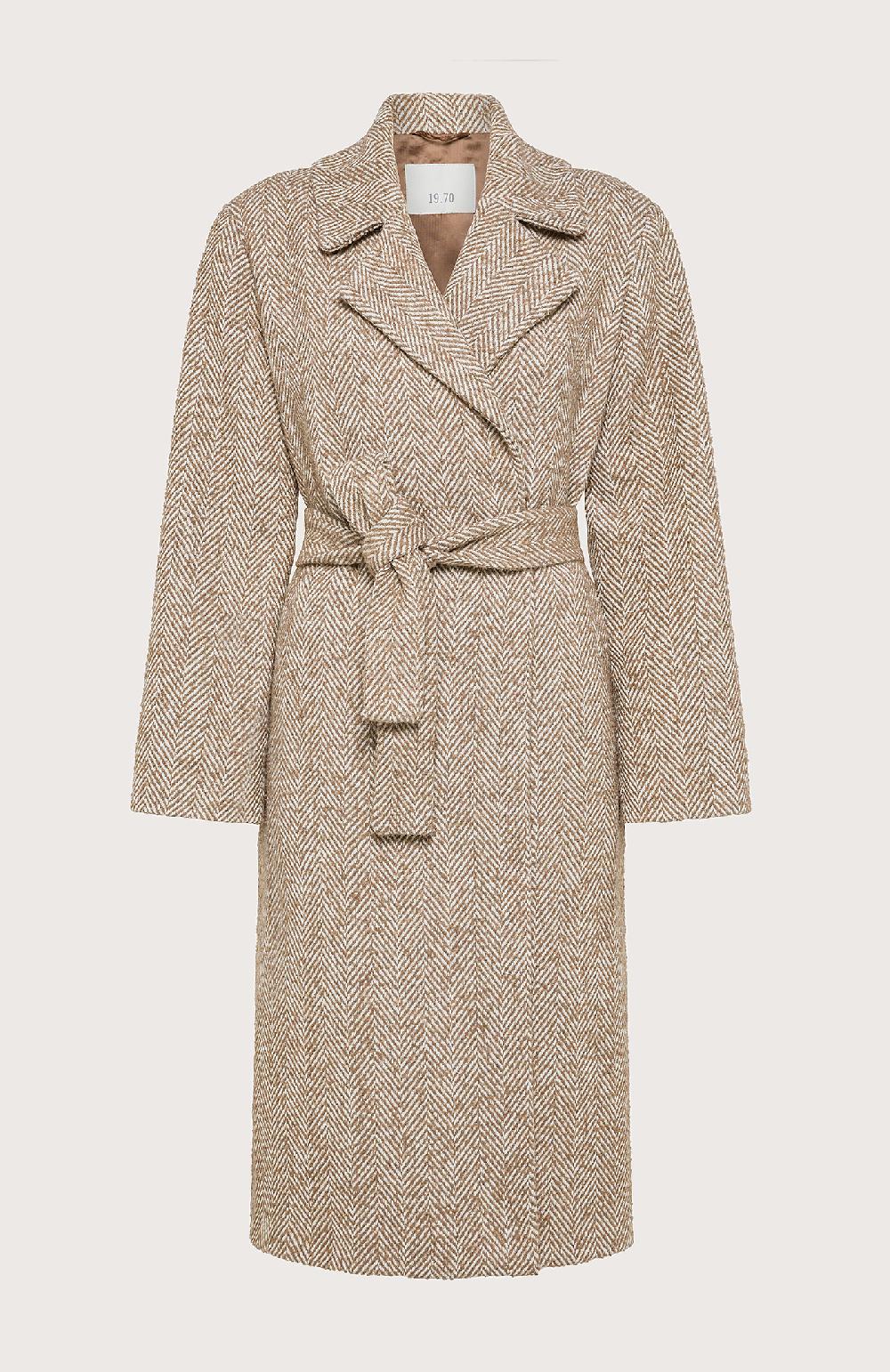 Seventy Cappotto stile vestaglia - Col. Neutro Nuova