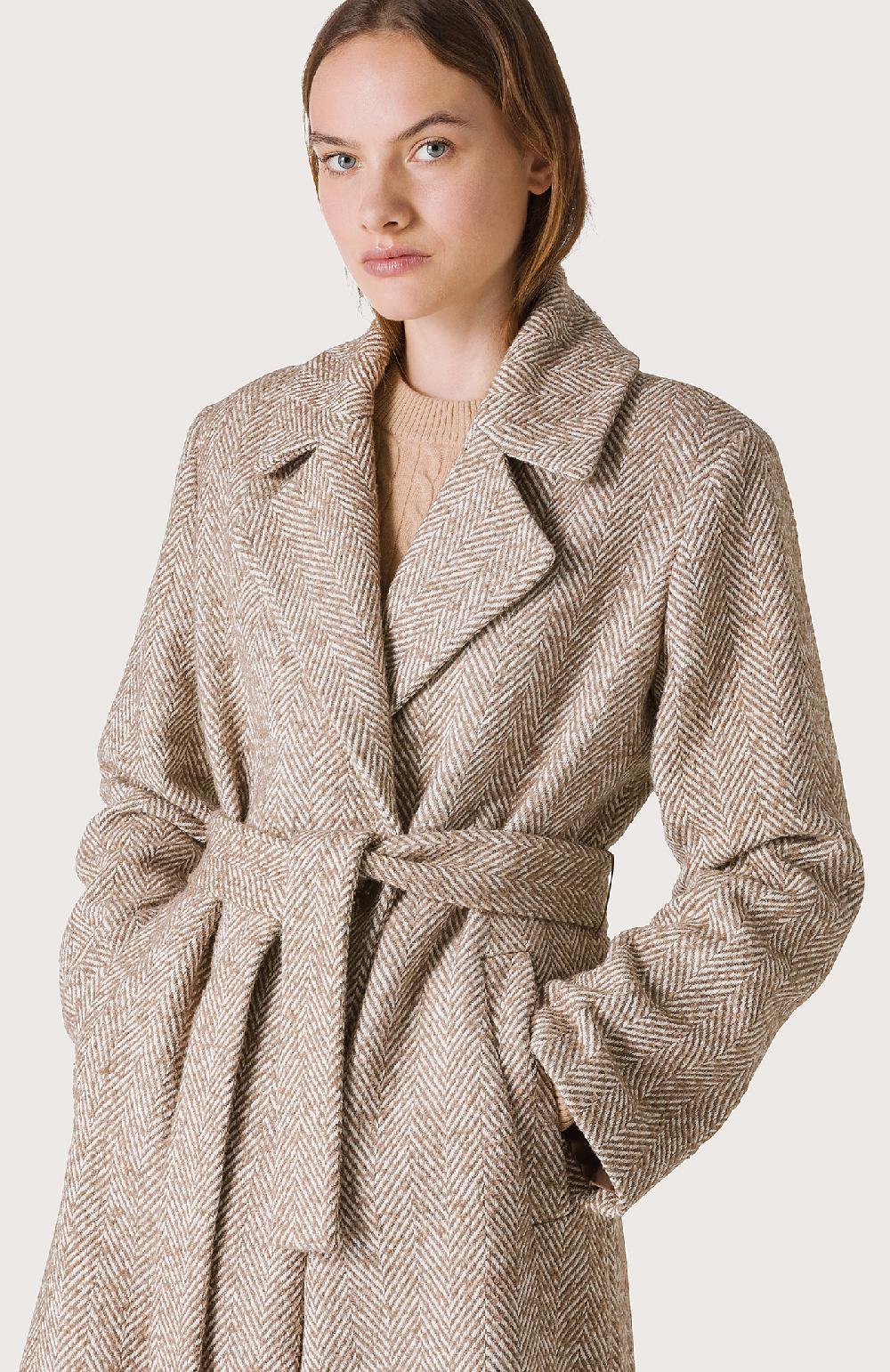 Seventy Cappotto stile vestaglia - Col. Neutro Nuova