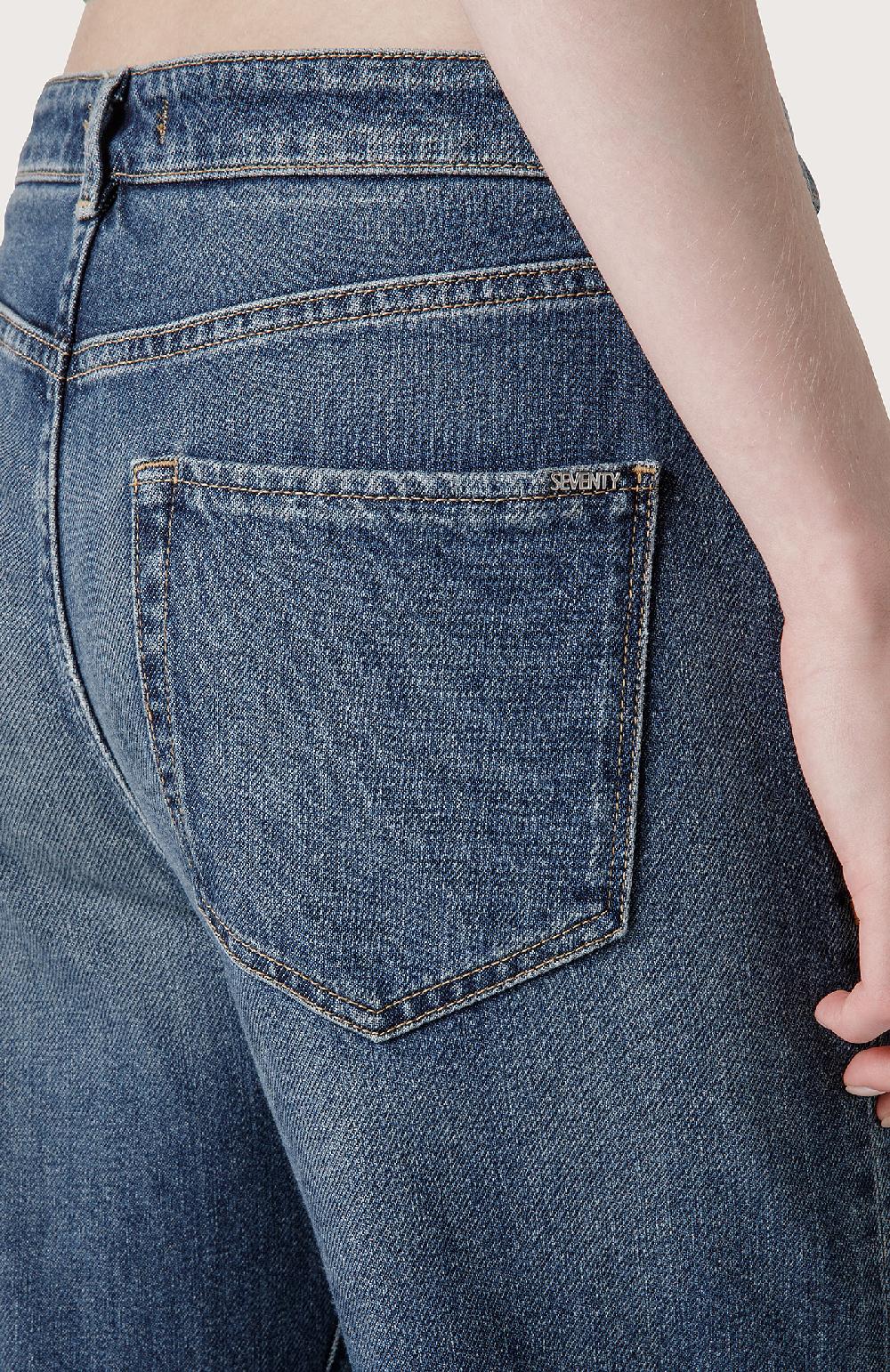 Seventy Pantalone denim a vita alta - Col. Blu Cyber Monday