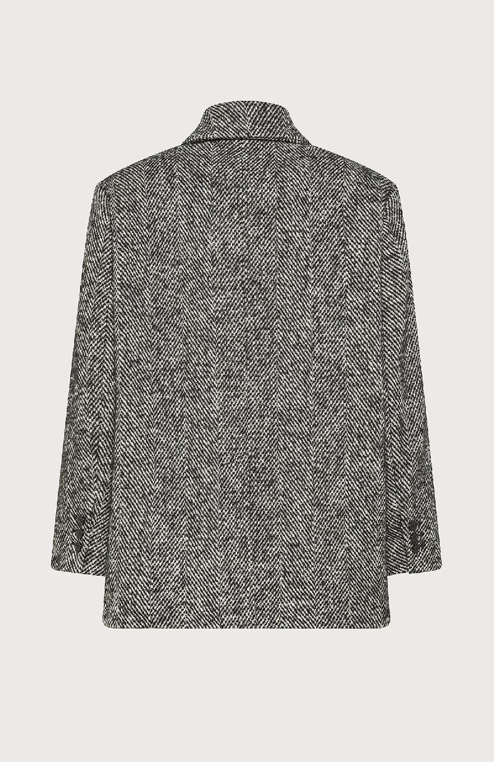 Seventy Cappotto doppiopetto corto in misto lana - Col. Nero Promozione