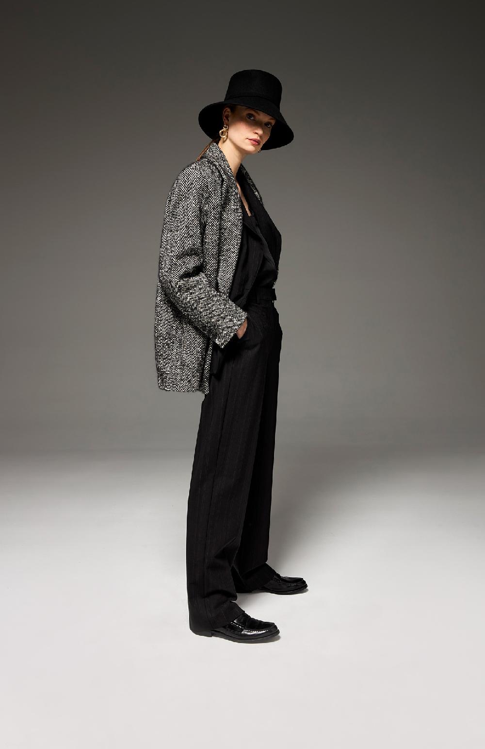 Seventy Cappotto doppiopetto corto in misto lana - Col. Nero Promozione