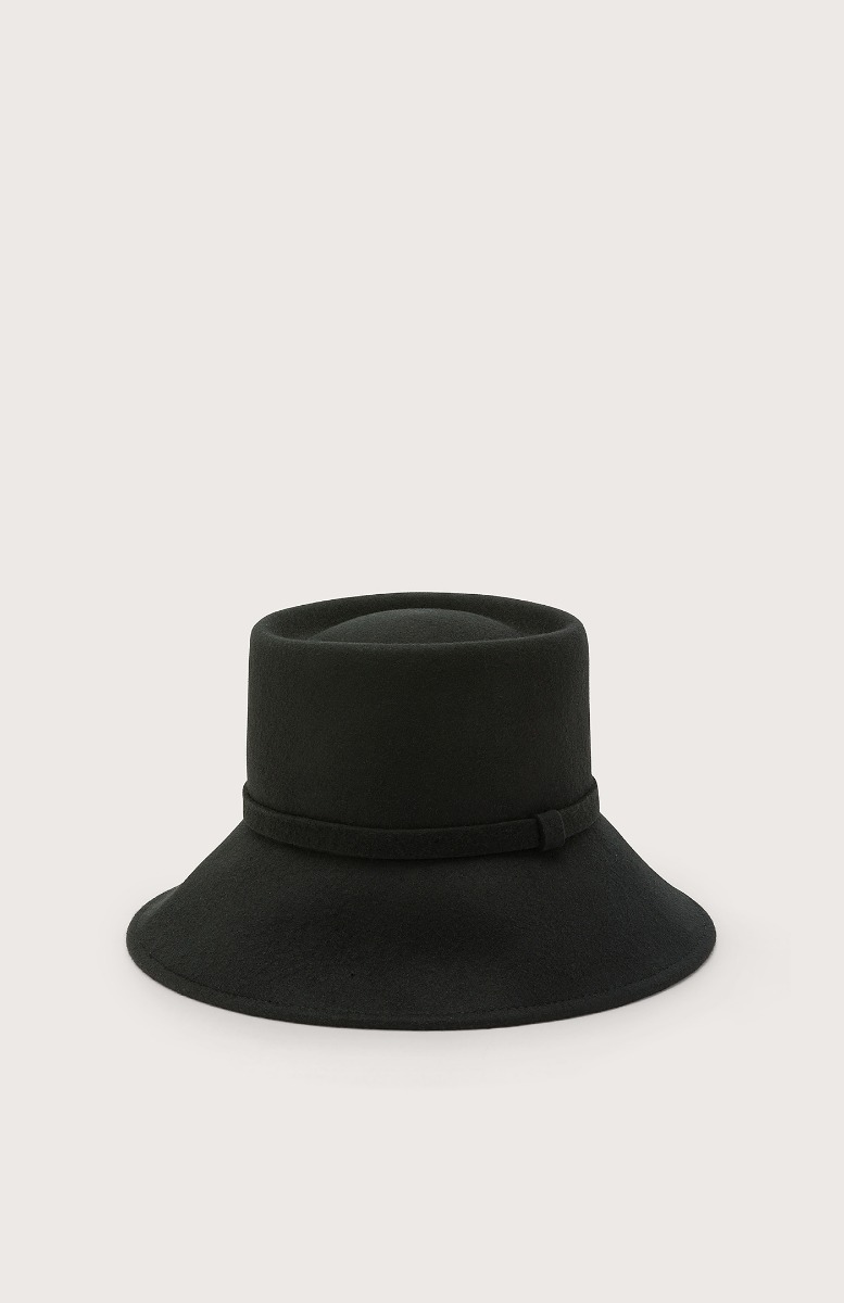 Seventy Cappello tinta unita con nastro in feltro - Col. Nero Soddisfazione Garantita