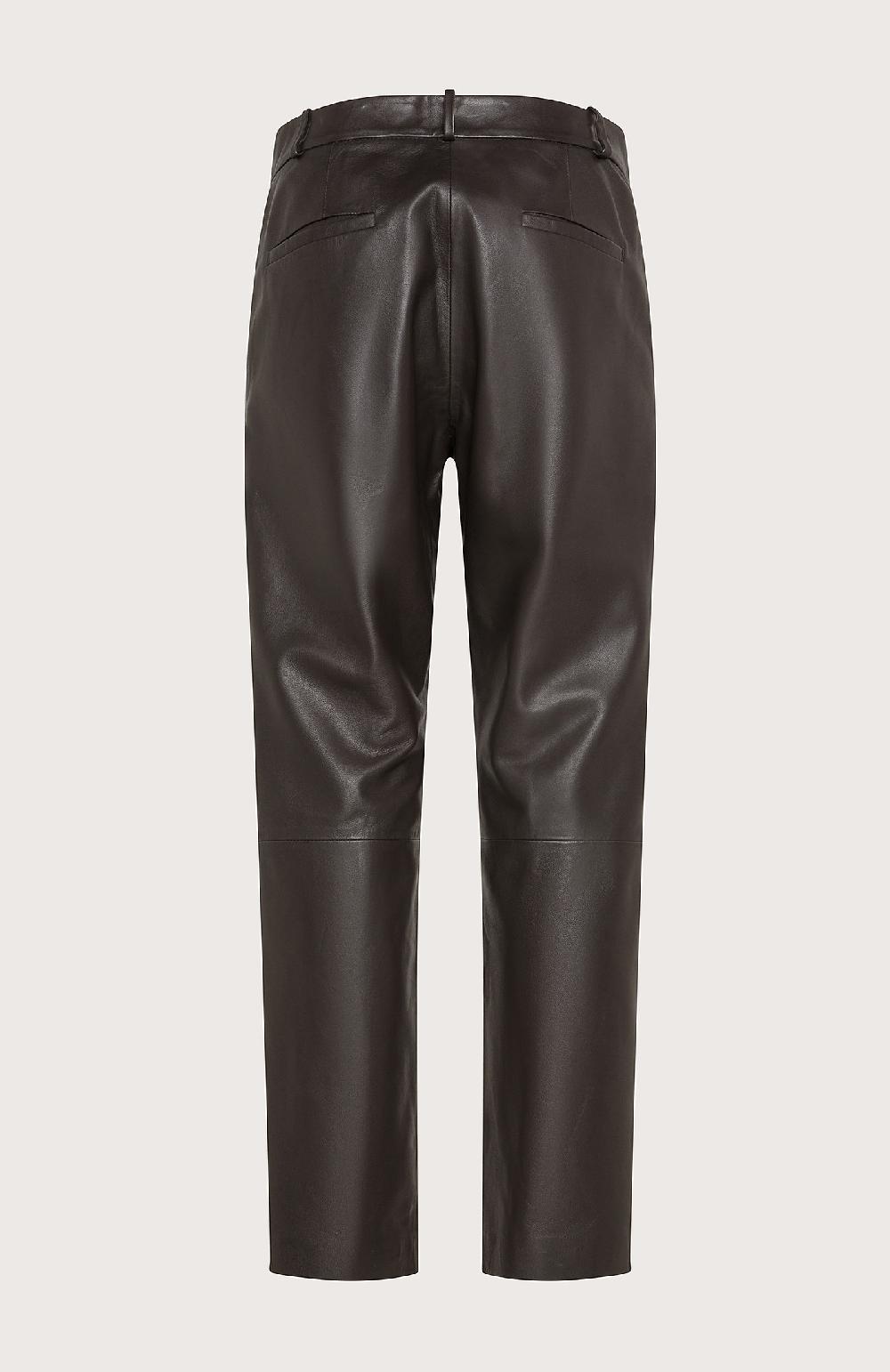Seventy Pantalone slim fit in nappa morbida - Col. Marrone Affare Del Giorno